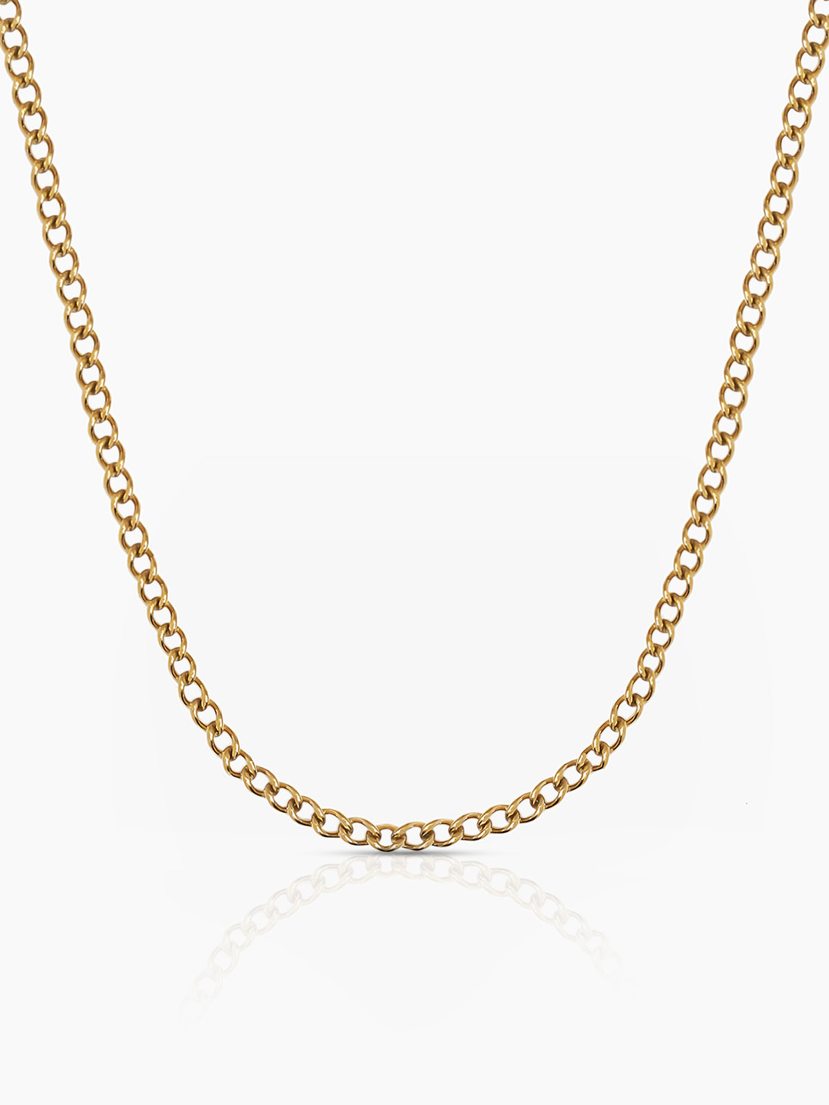 Connel 18K Gold Plated 2 MM Men's Chain