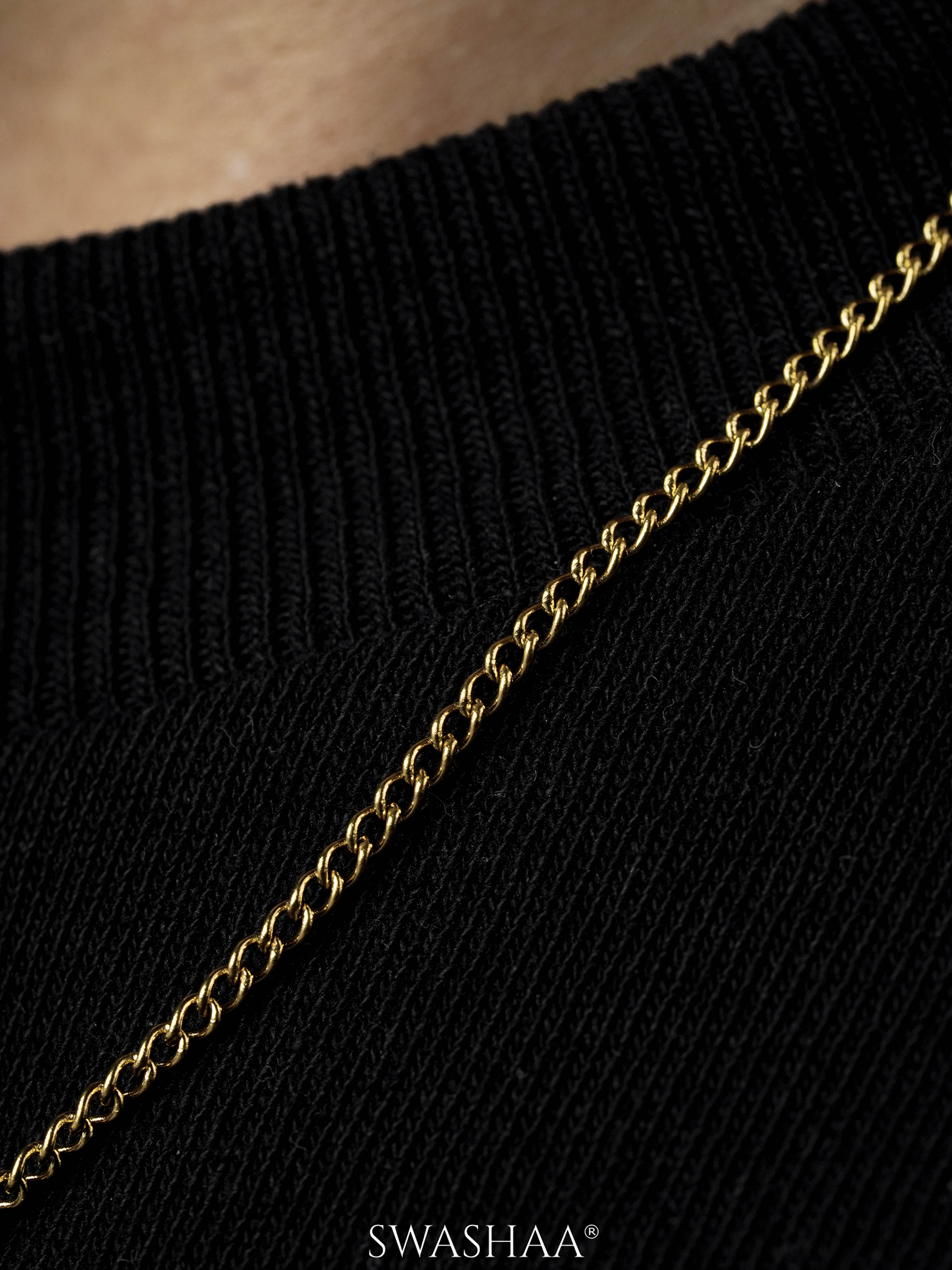 Connel 18K Gold Plated 2 MM Men's Chain