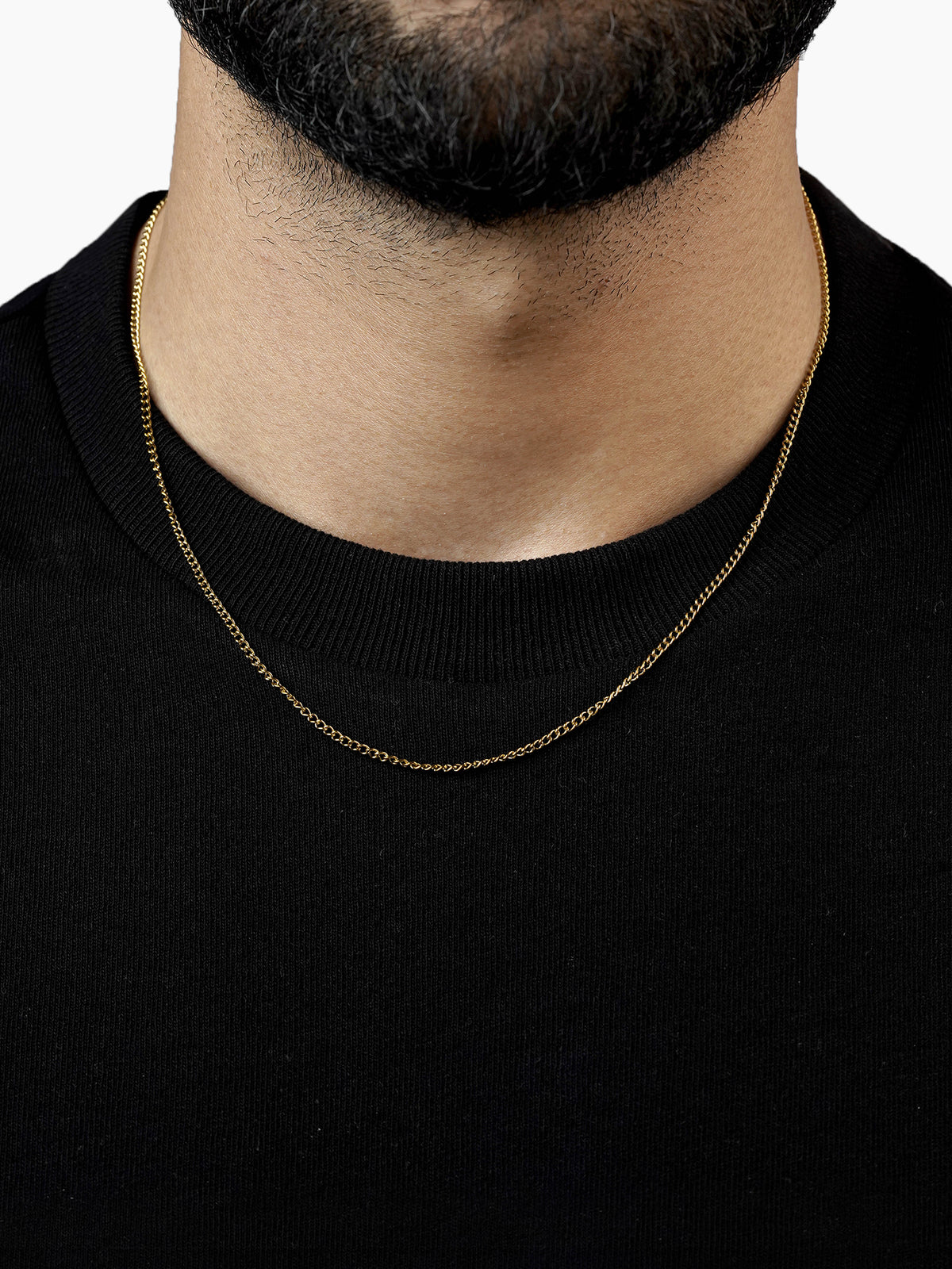 Connel 18K Gold Plated 2 MM Men's Chain