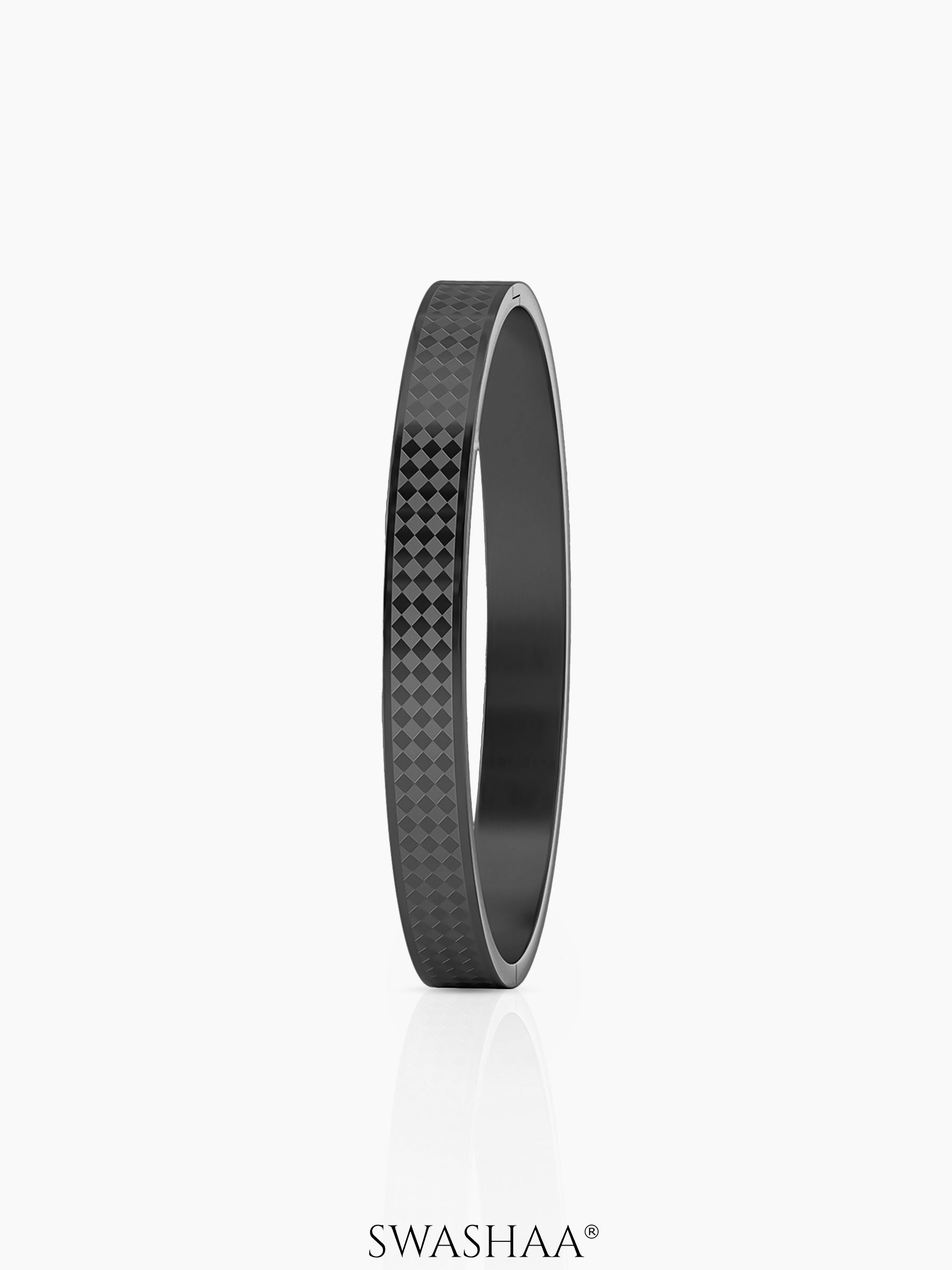 Jaden Pattern Black Bracelet