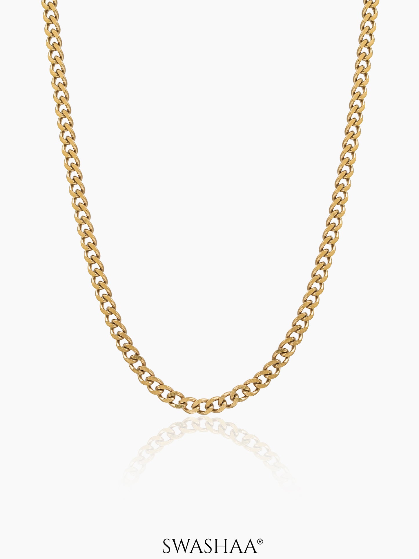Cuban 18K Gold Plated 3 MM Men's Chain