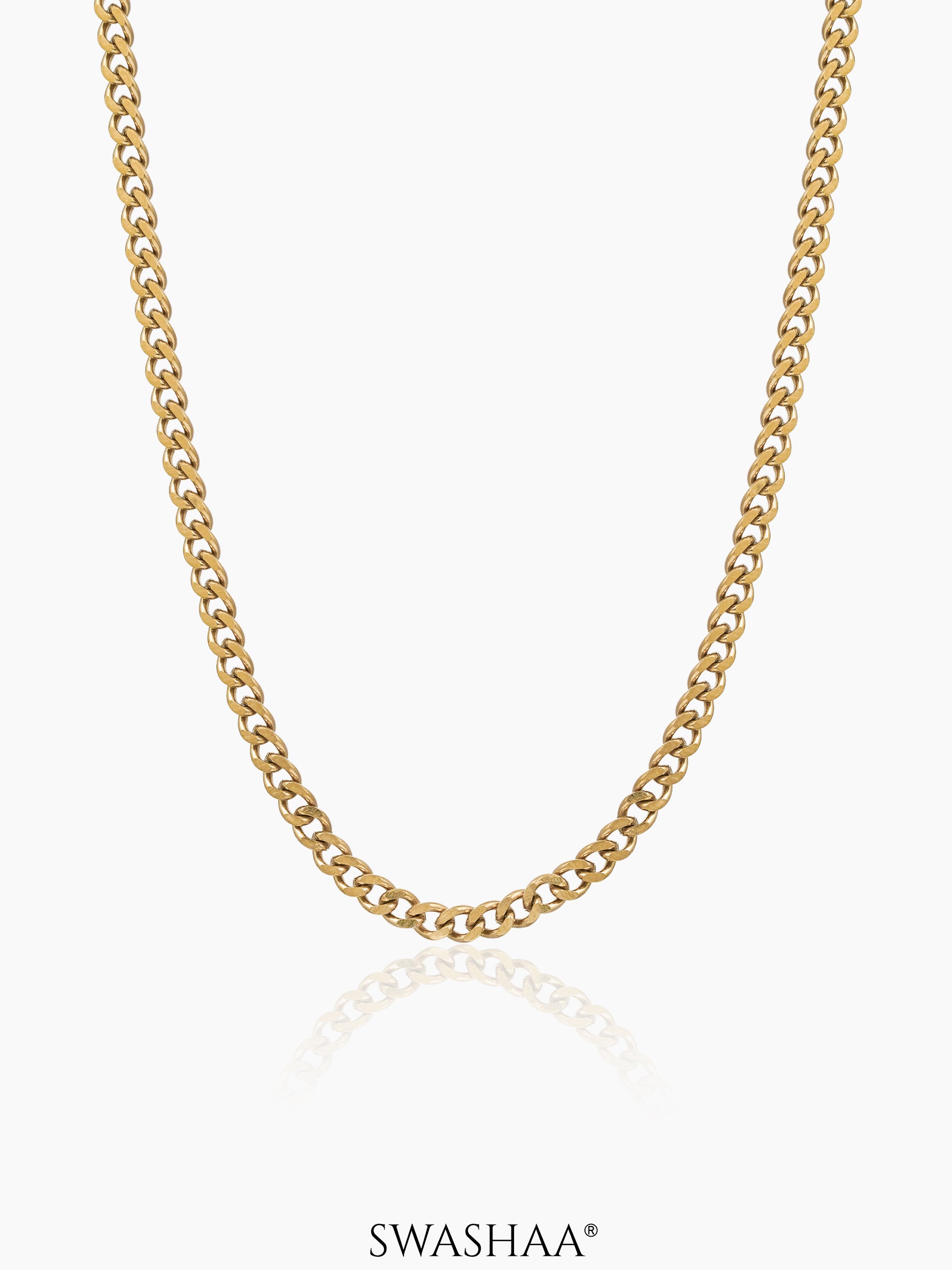 Cuban 18K Gold Plated 3 MM Men's Chain