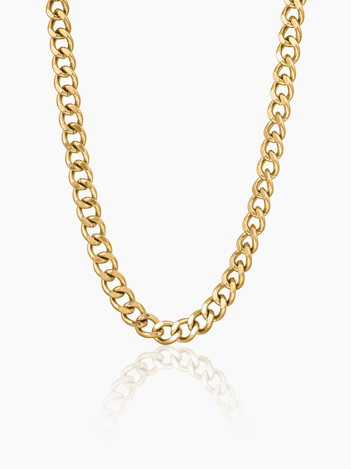 Cuban 18K Gold Plated 8 MM Men's Chain