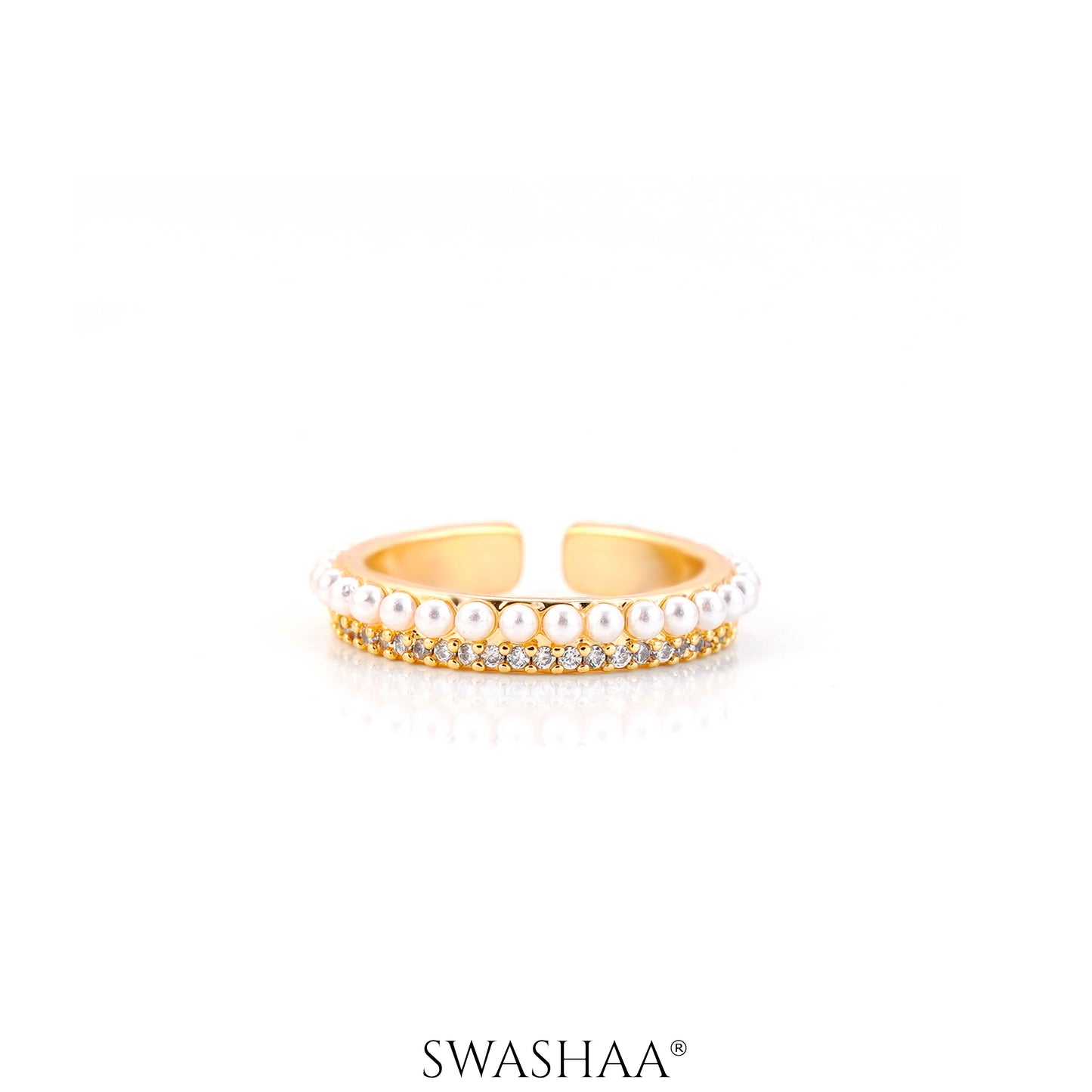 Daarsha 14K Gold Plated Ring