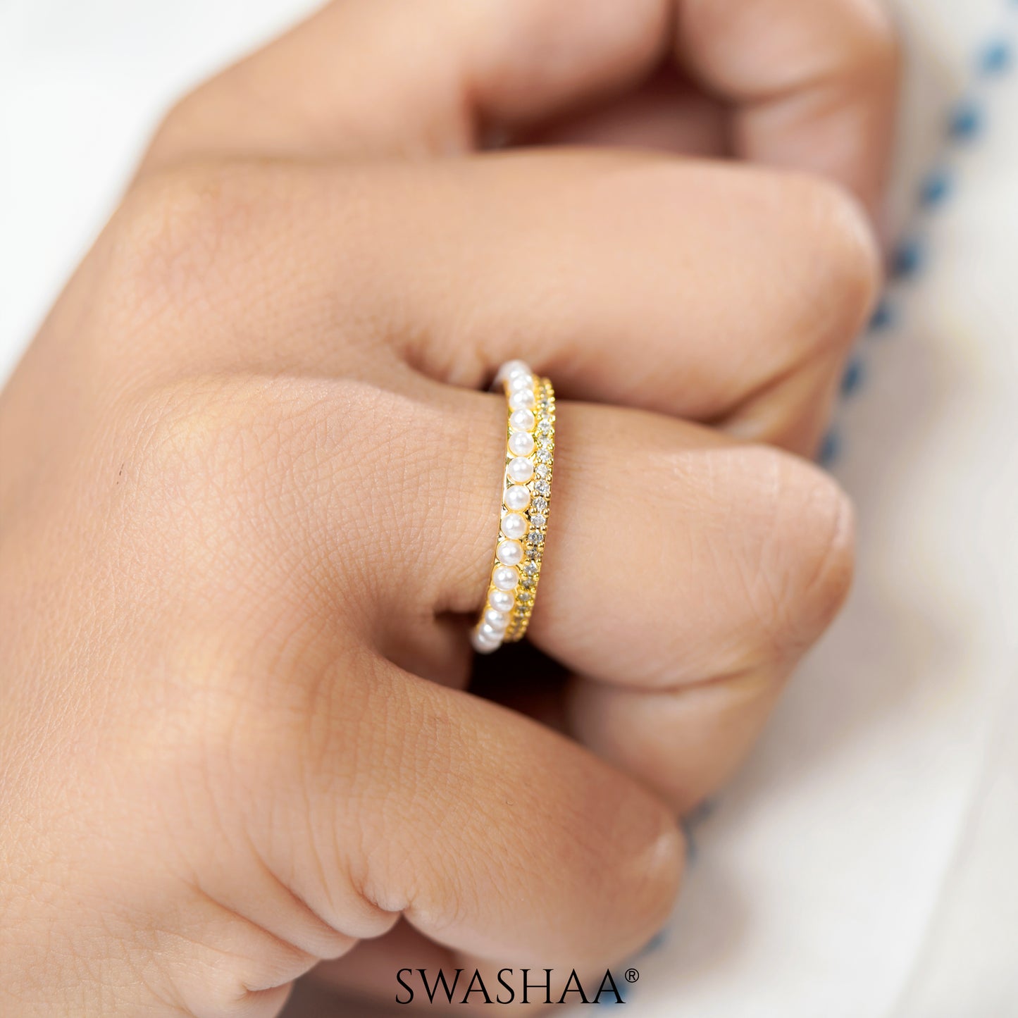 Daarsha 14K Gold Plated Ring