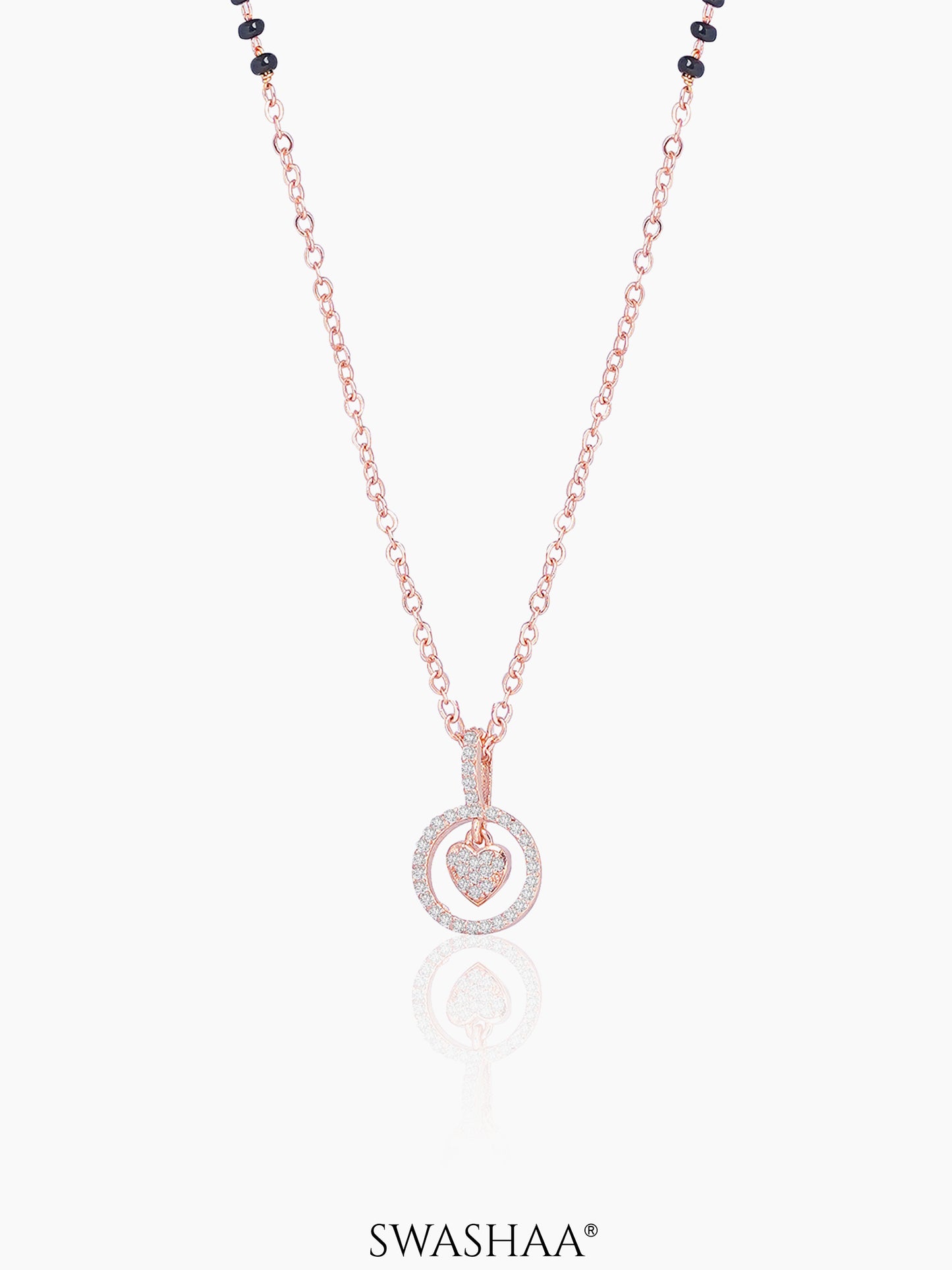 Delora Rosegold Plated Mangalsutra
