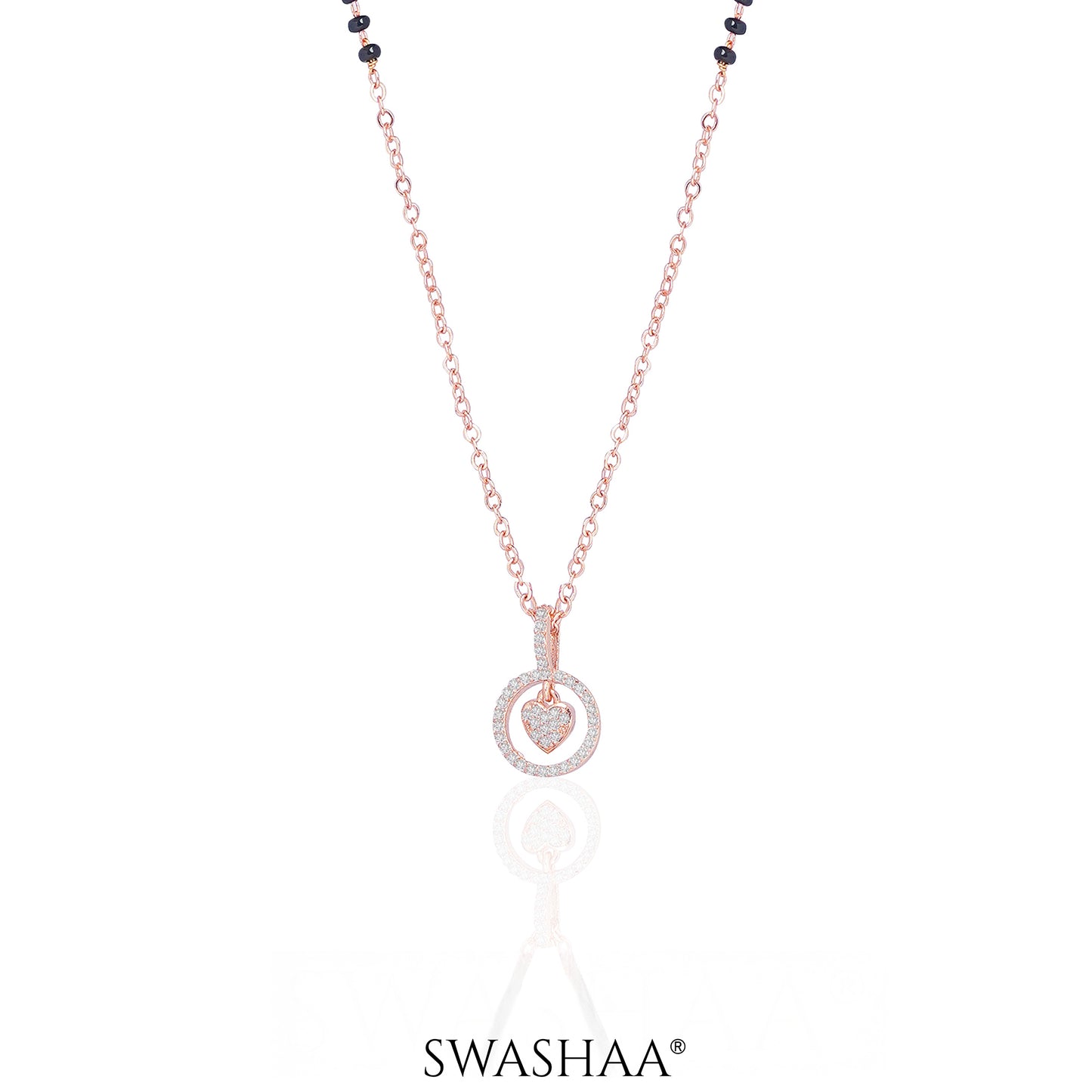 Delora Rosegold Plated Mangalsutra