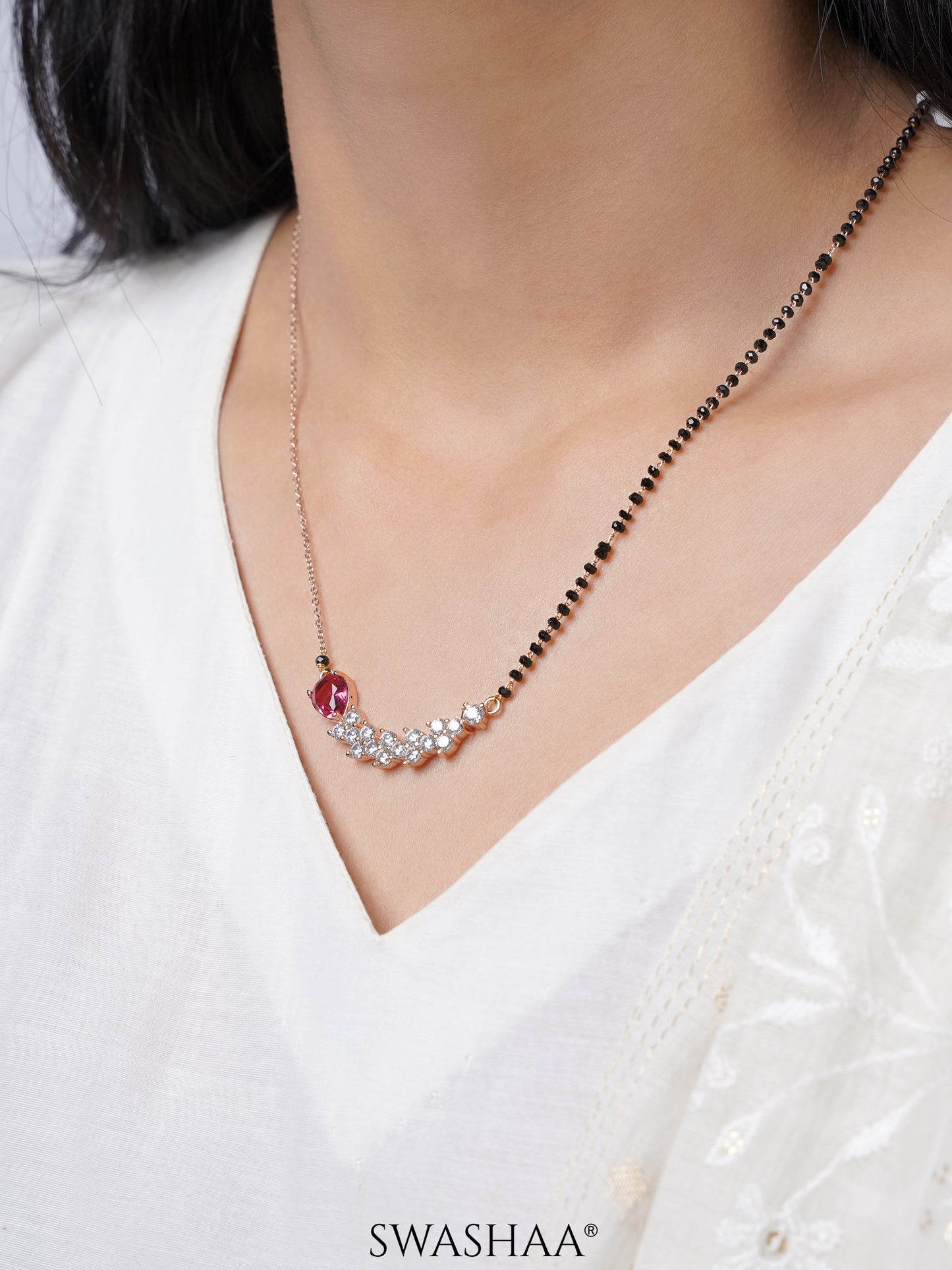 Devani Rosegold Plated Mangalsutra