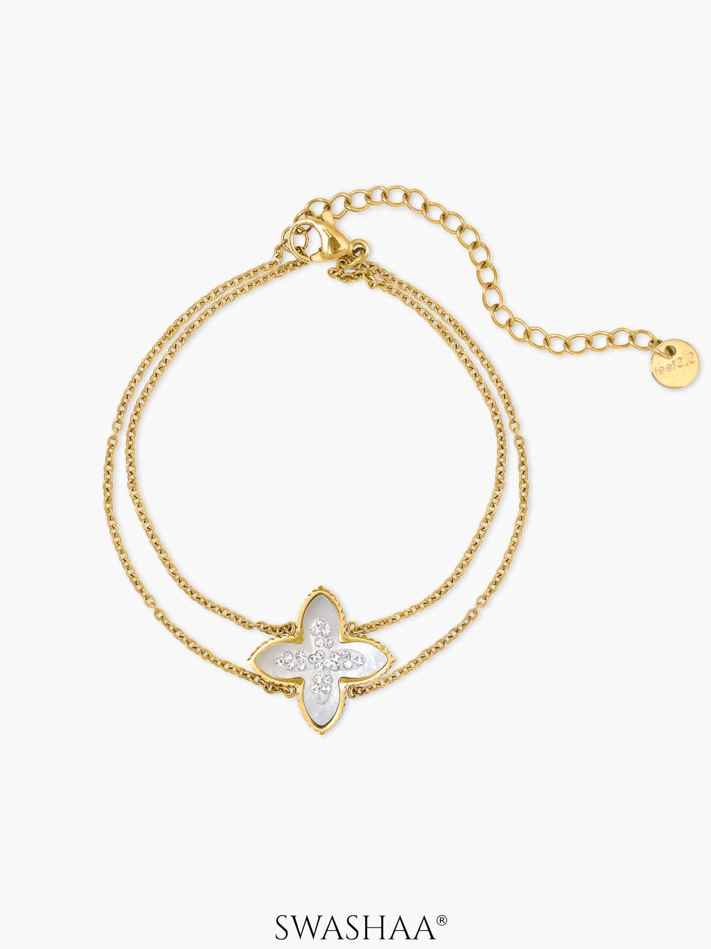 Diamond Clover Bracelet