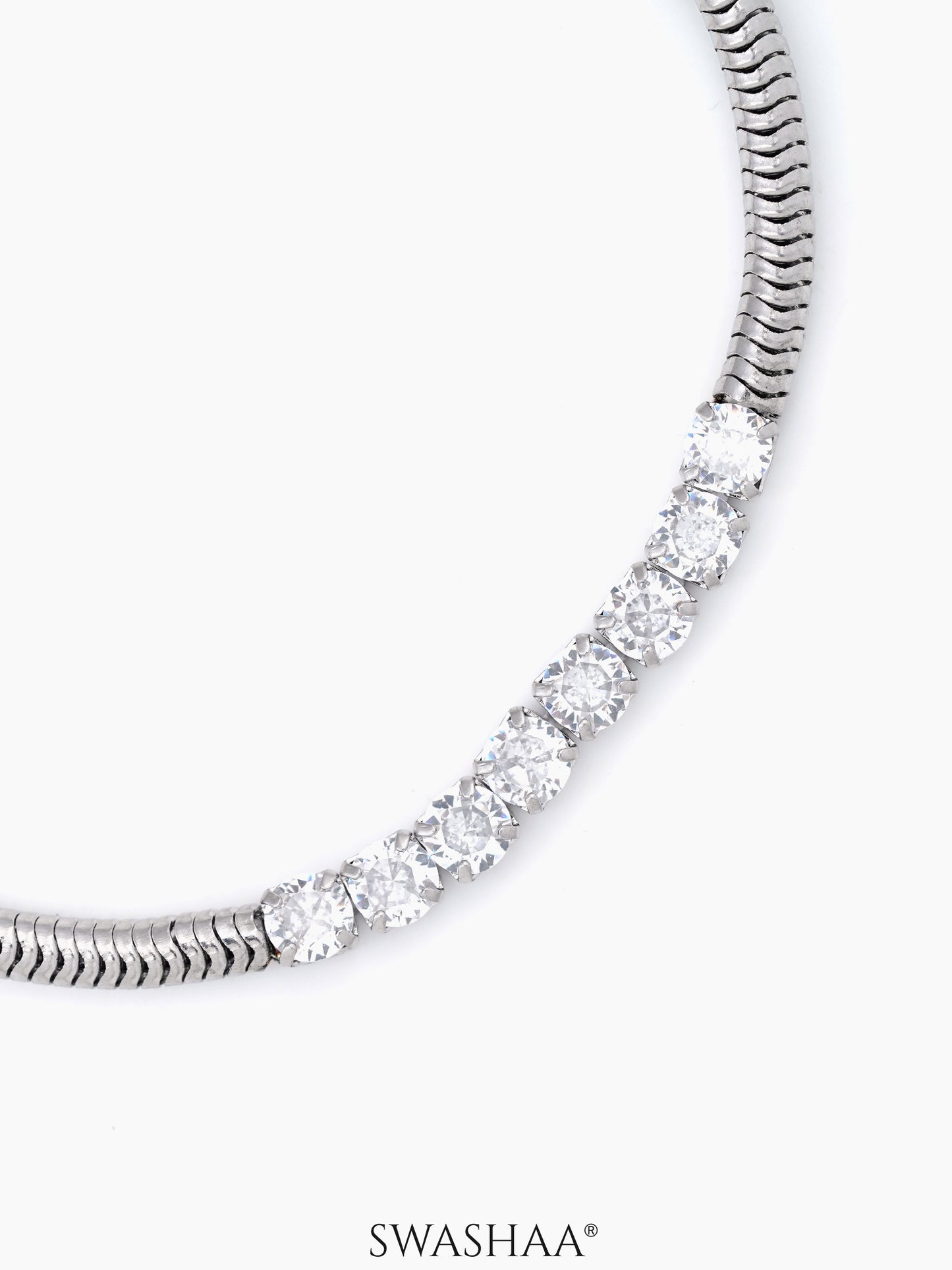 Diamond Round Rope Chain Women's Bracelet