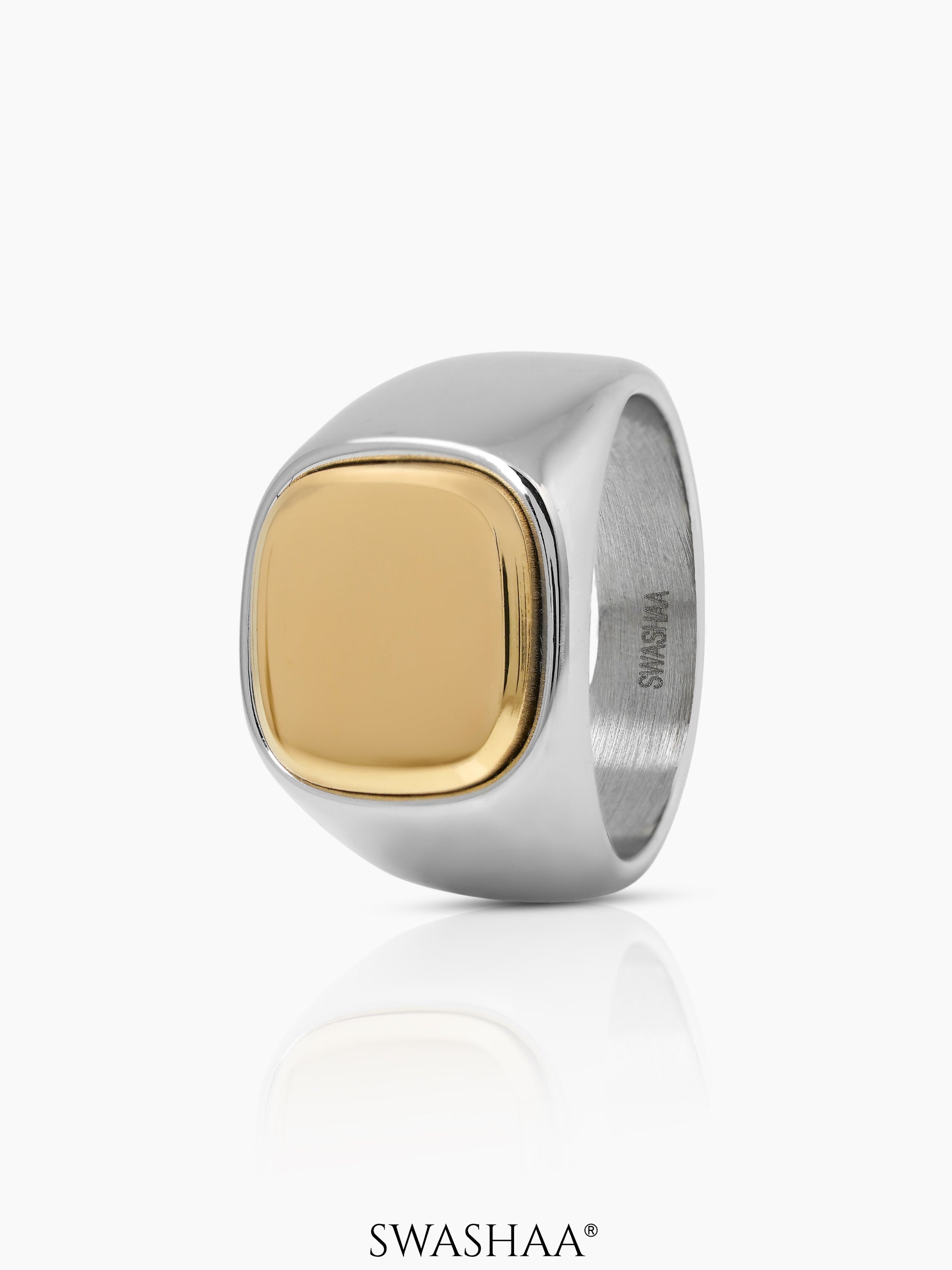 Drax Square Signet Men's Ring - Main Image