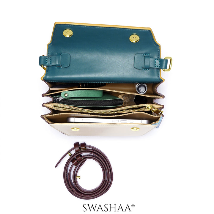 Drea Hazel Leather Sling Bag