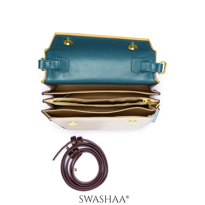 Drea Hazel Leather Sling Bag