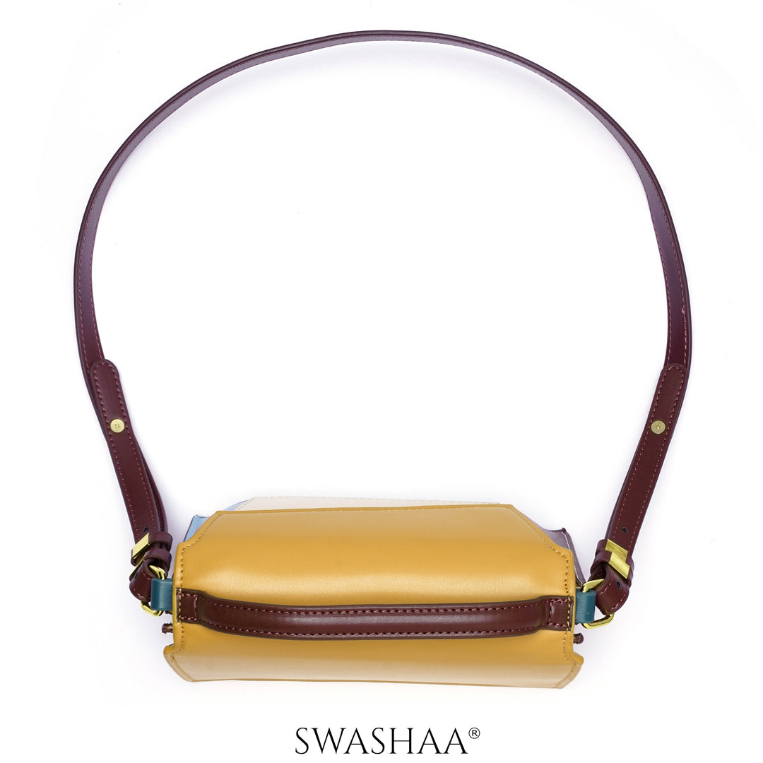 Drea Hazel Leather Sling Bag