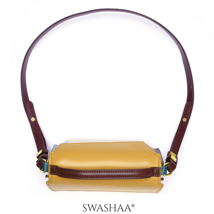 Drea Hazel Leather Sling Bag