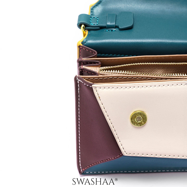Drea Hazel Leather Sling Bag