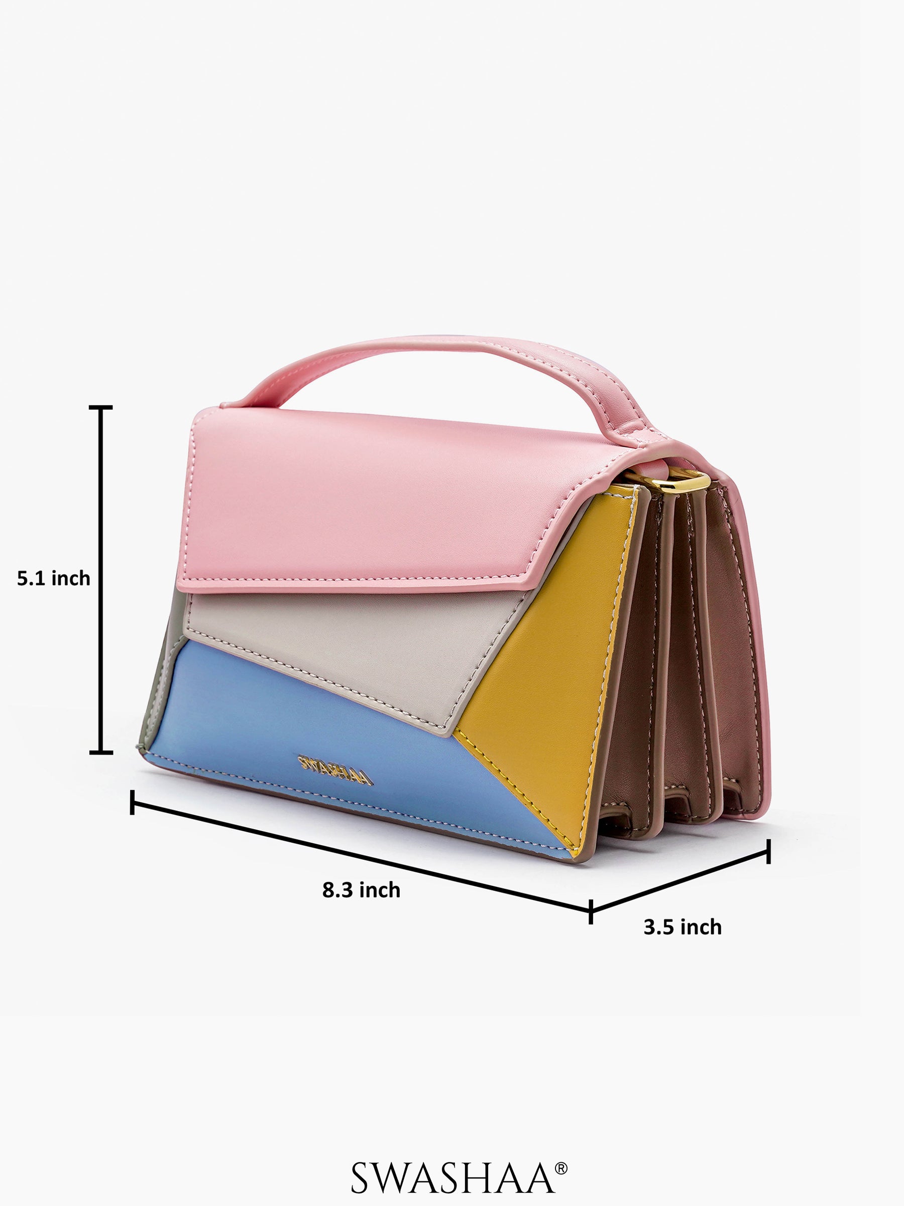 Drea Pink Women's Leather Sling Bag