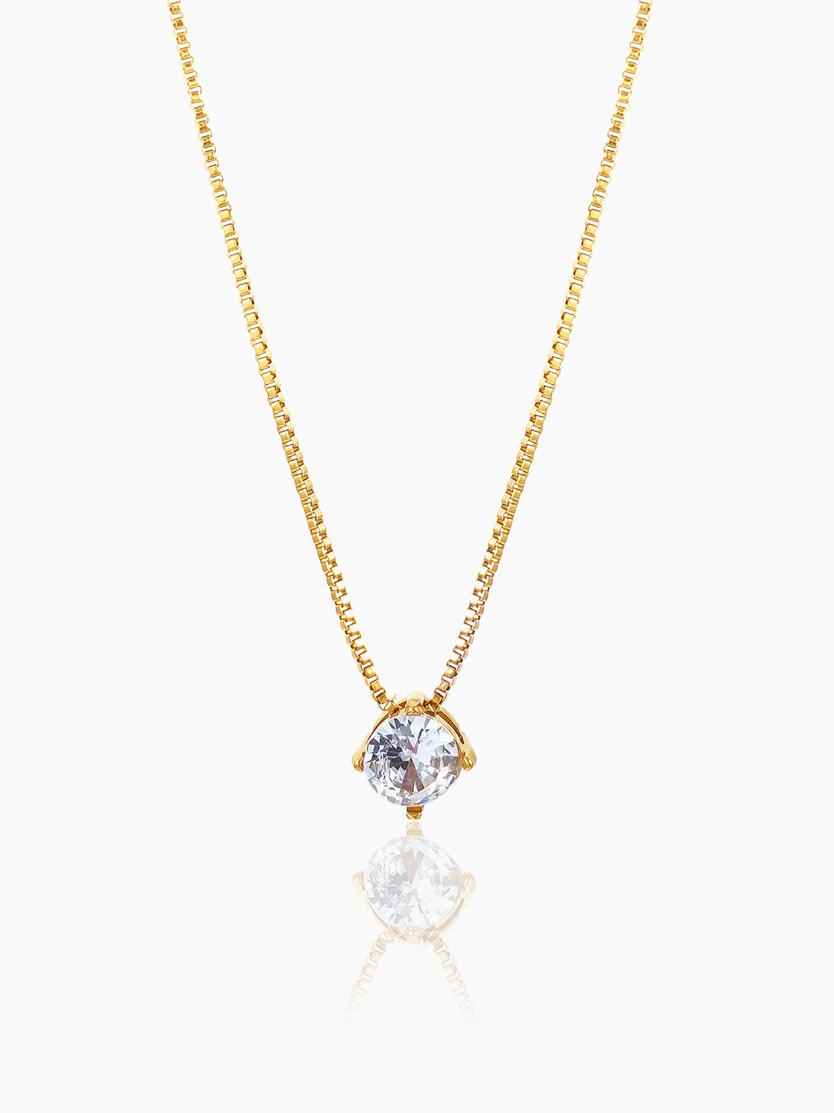 Drevan Solitaire Men's Chain Pendant - Swashaa