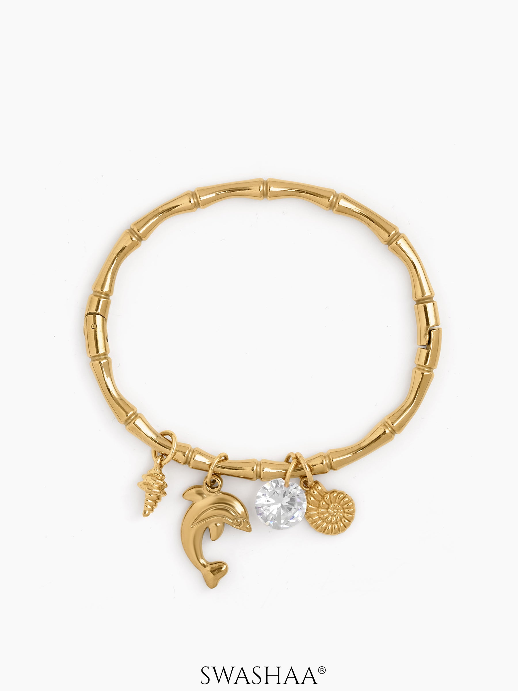 Elara Ocean Charms Band Bracelet - Swashaa