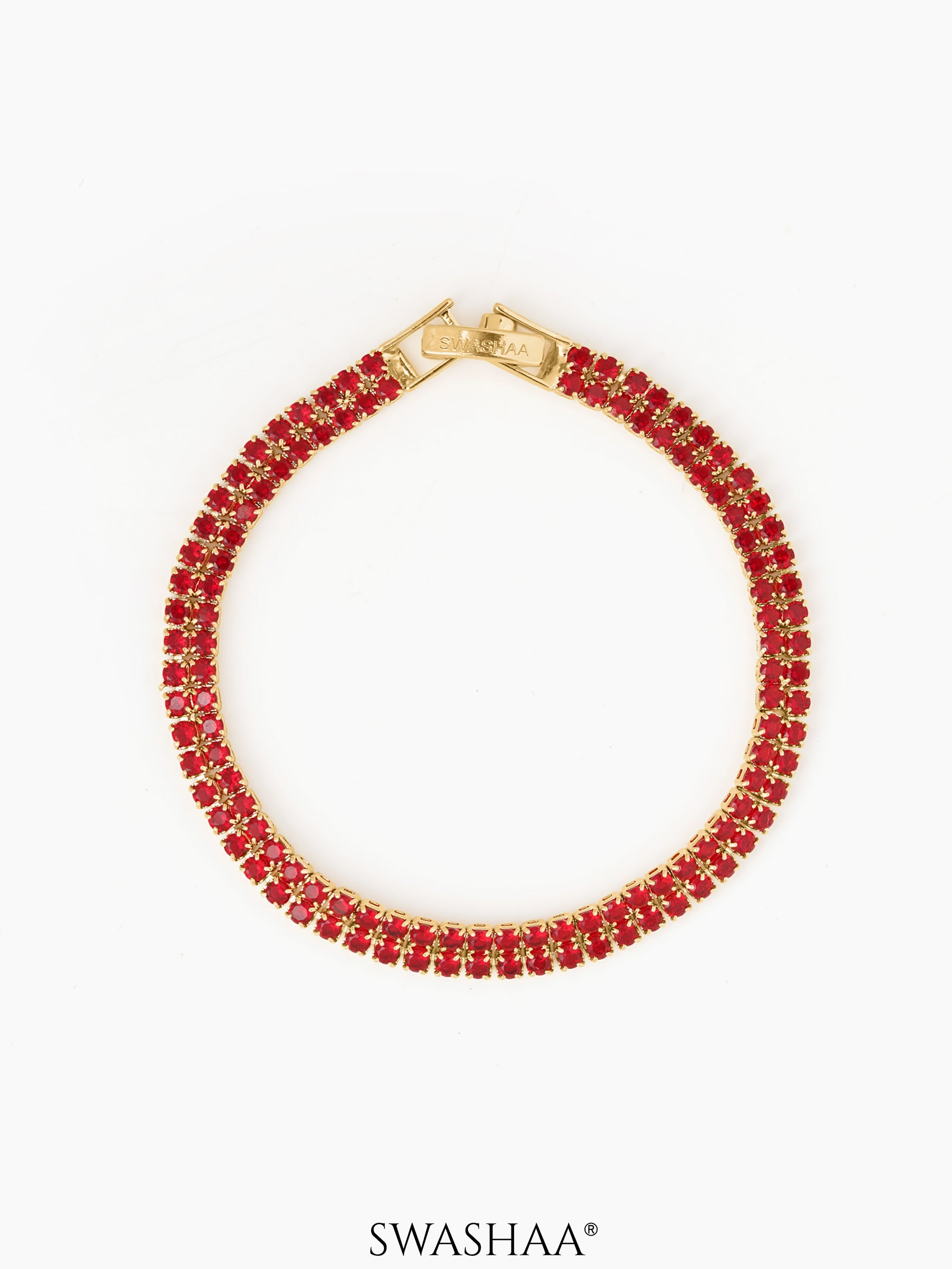 Elvra Diamond Tennis Bracelet - Swashaa