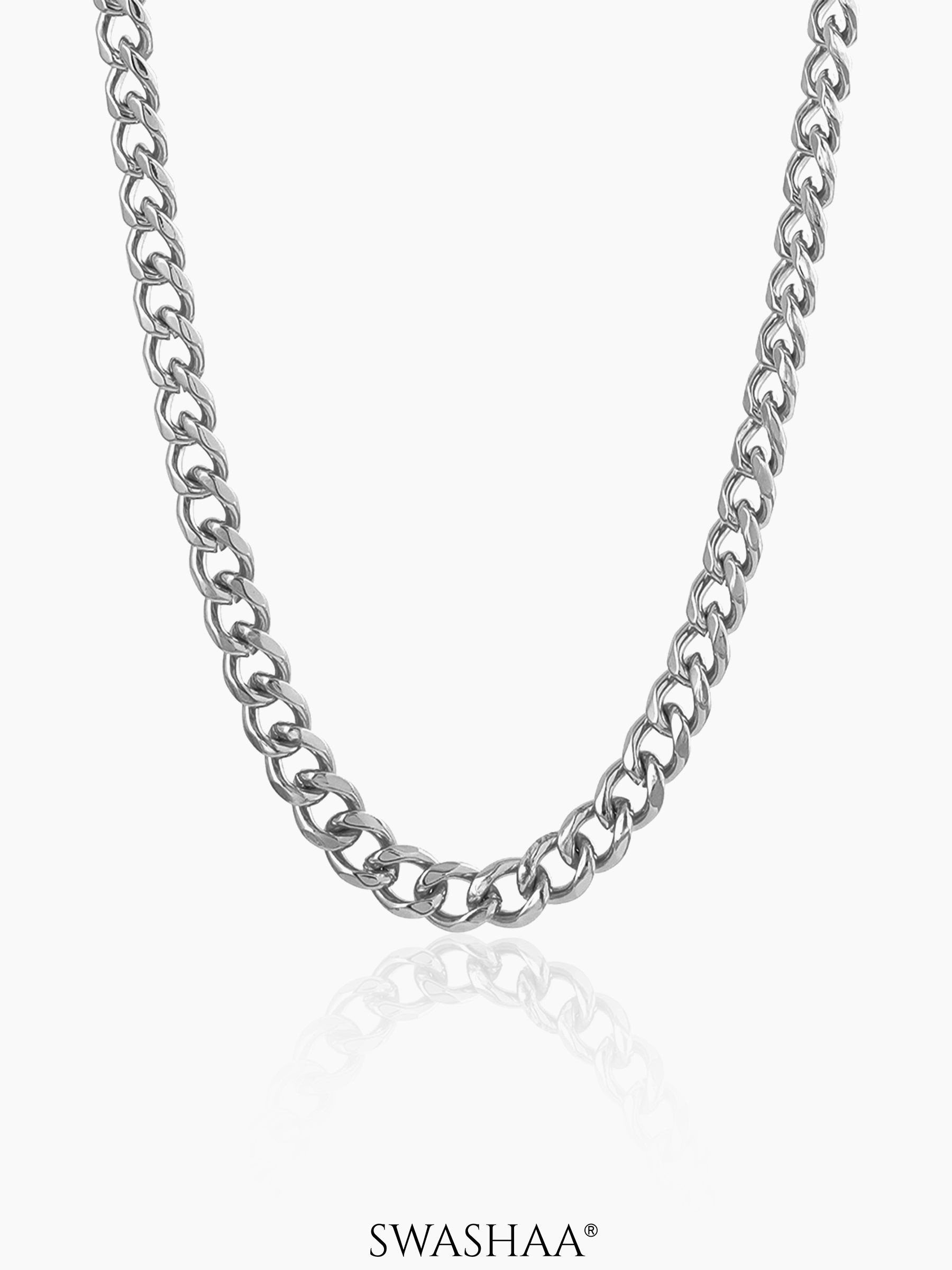 Cuban Silver 5 MM Men's Chain