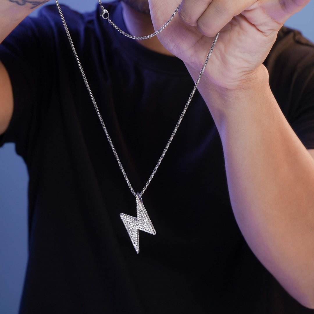 Etash Silver Men's Chain Pendant - Swashaa