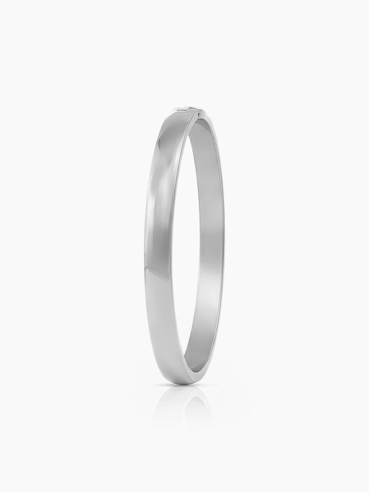 Ethan Glossy Silver Men's Kada
