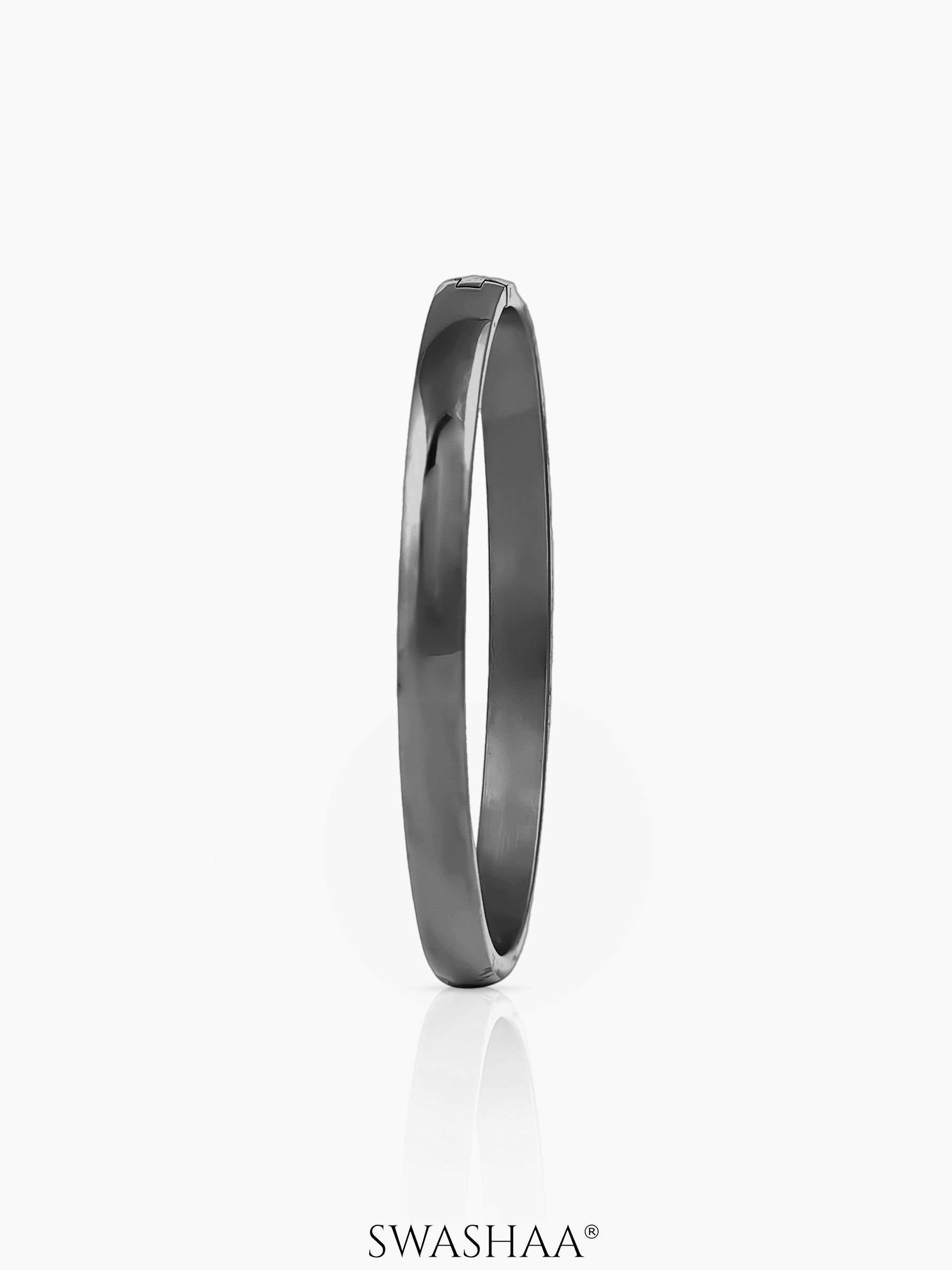 Ethan Polish Finish Black Bracelet