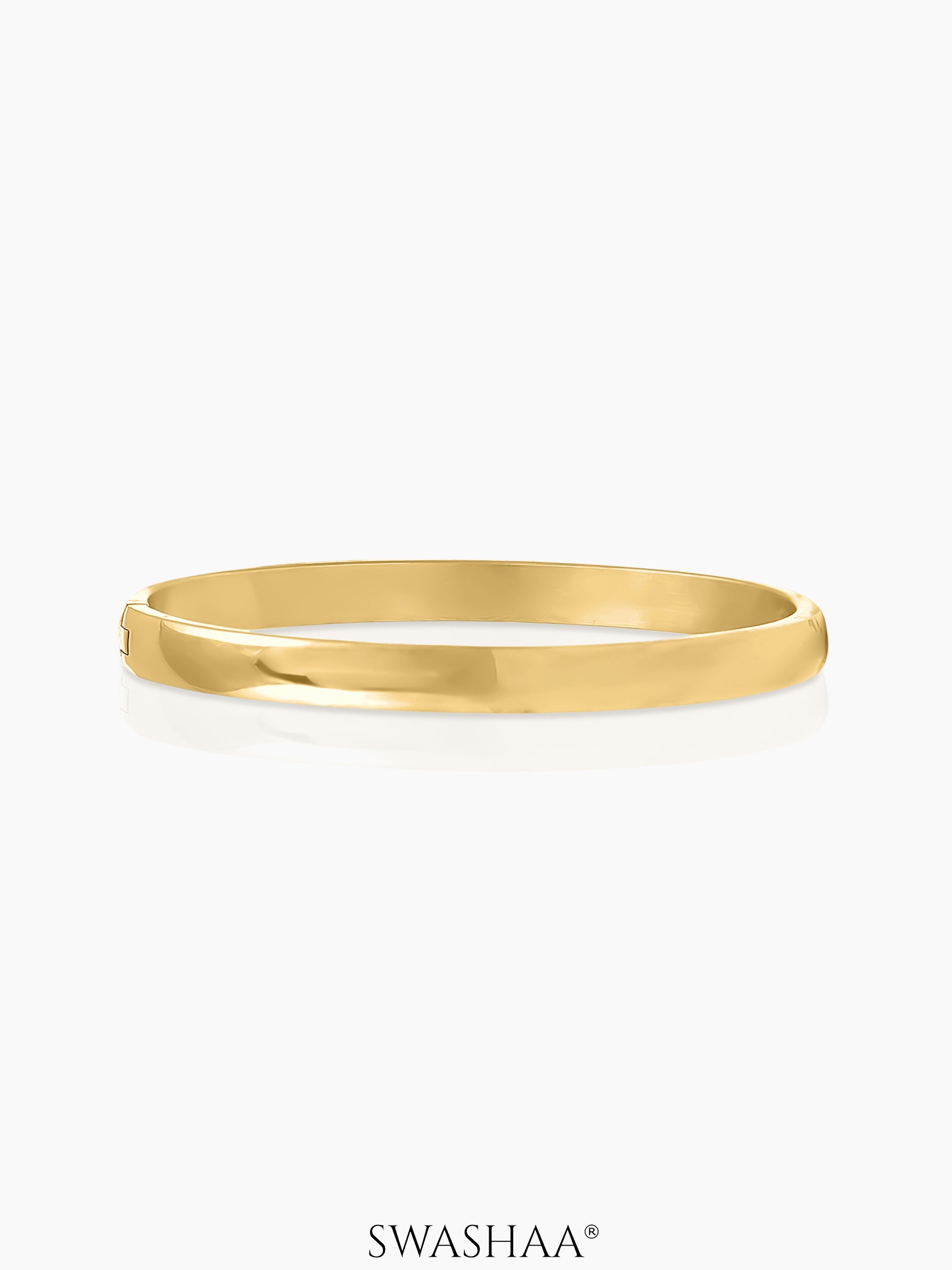 Ethan Polish Finish 18K Gold Plated Bracelet