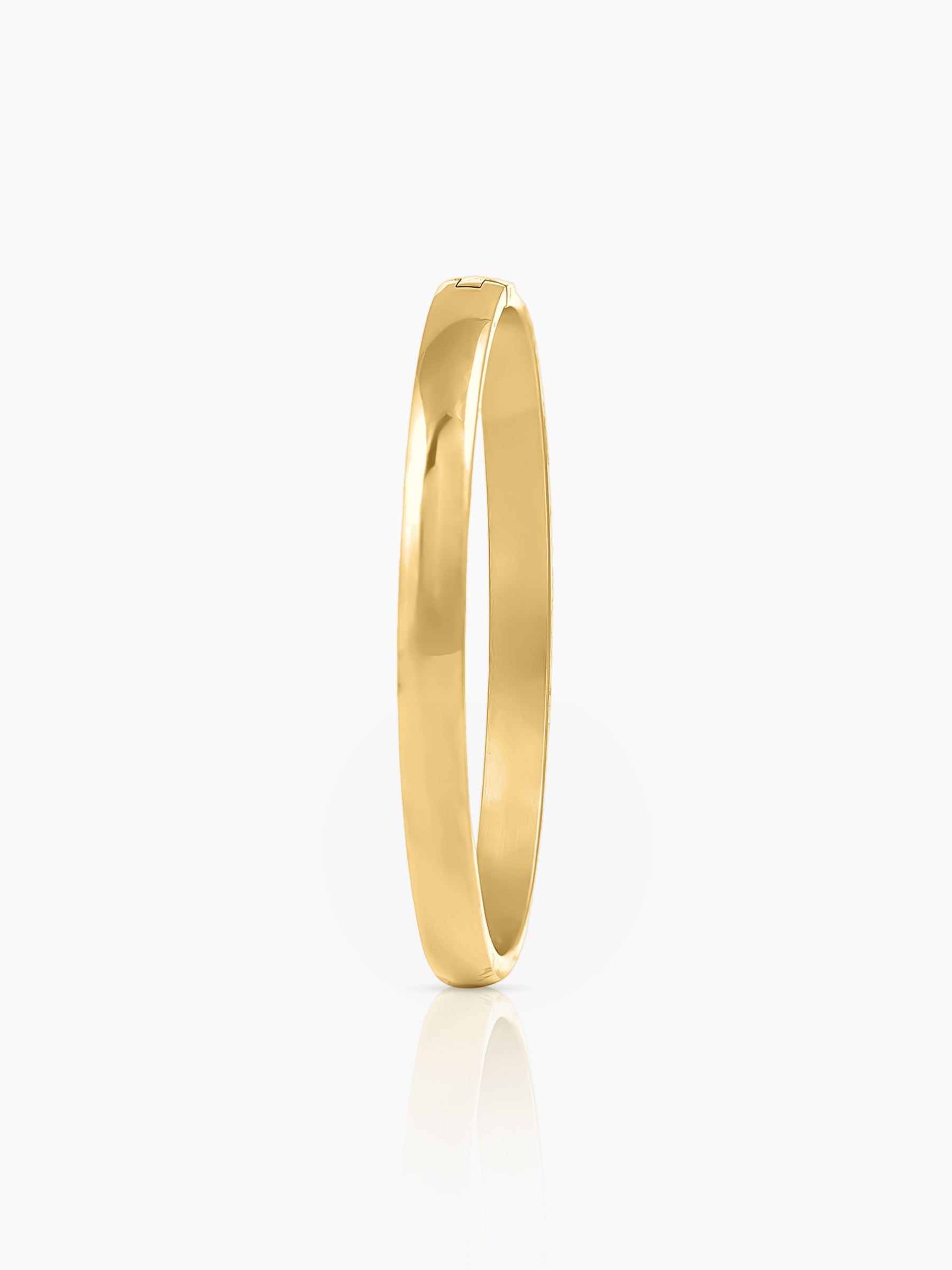 Ethan Polish Finish 18K Gold Plated Bracelet