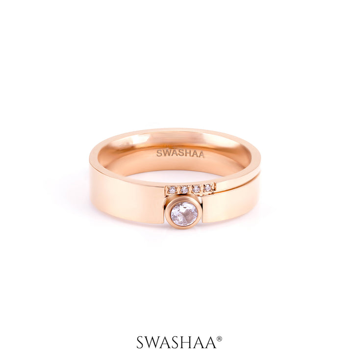 Faizo Rosegold Plated Men's Ring