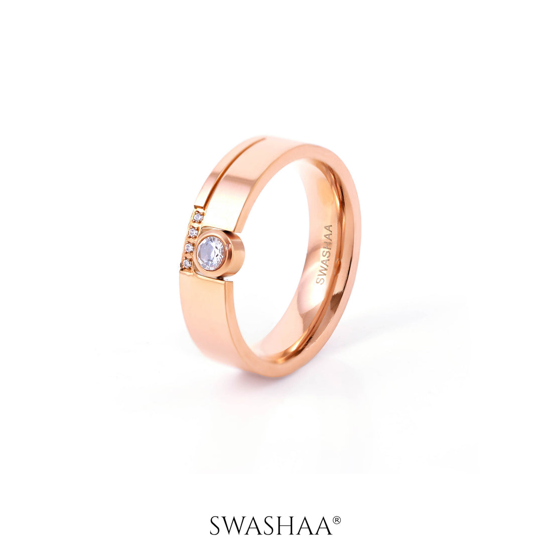 Faizo Rosegold Plated Men's Ring