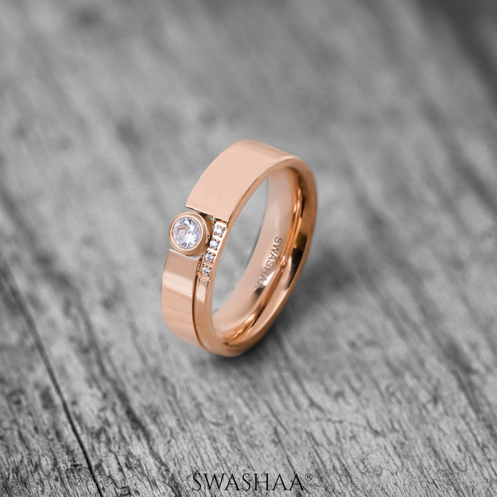 Faizo Rosegold Plated Men's Ring
