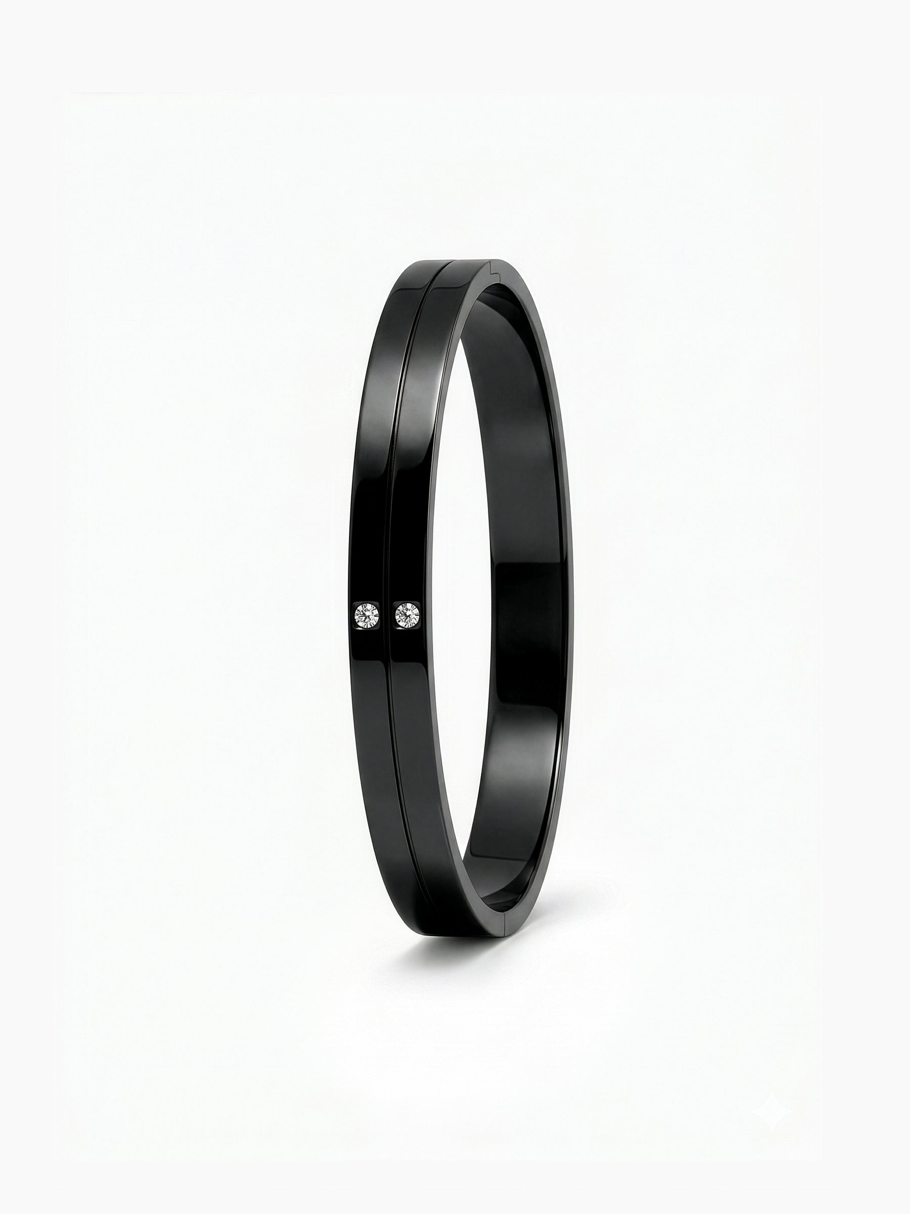 Felipe Black Men's Kada - Swashaa