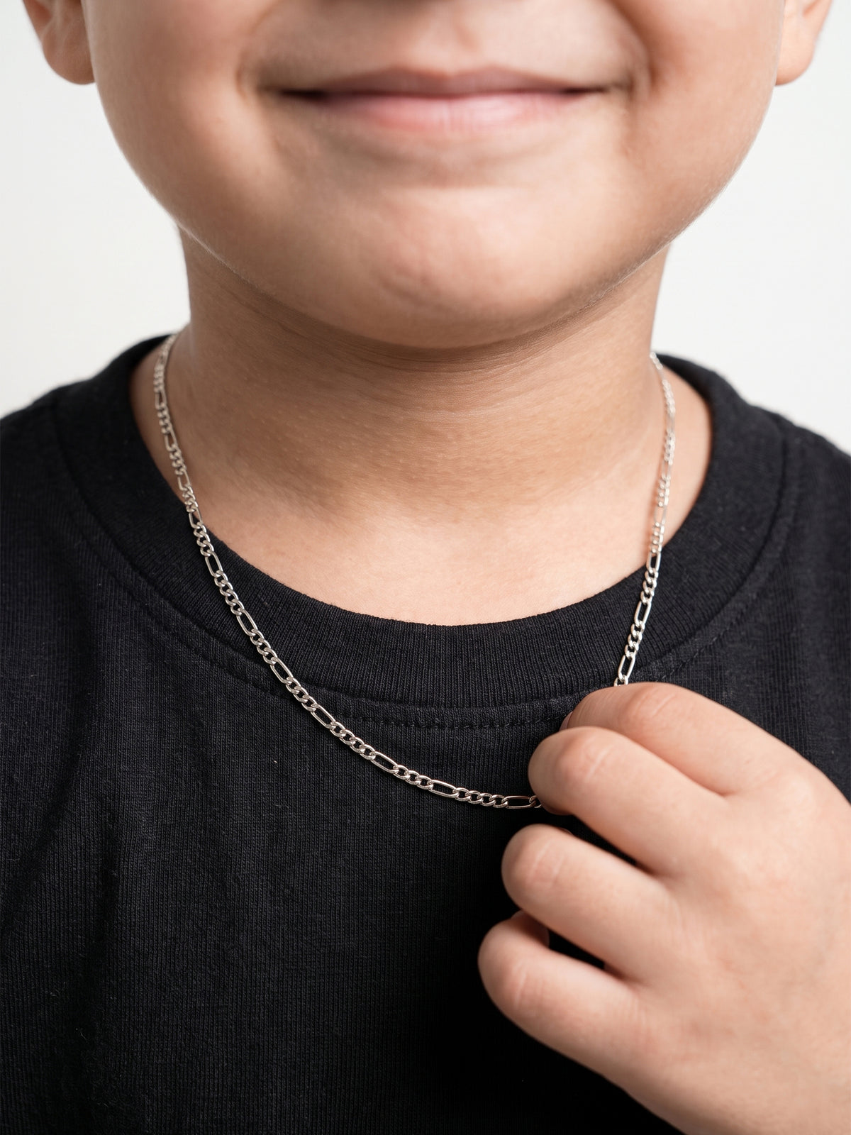 Figaro Link Chain Silver 2MM Kid's Chain