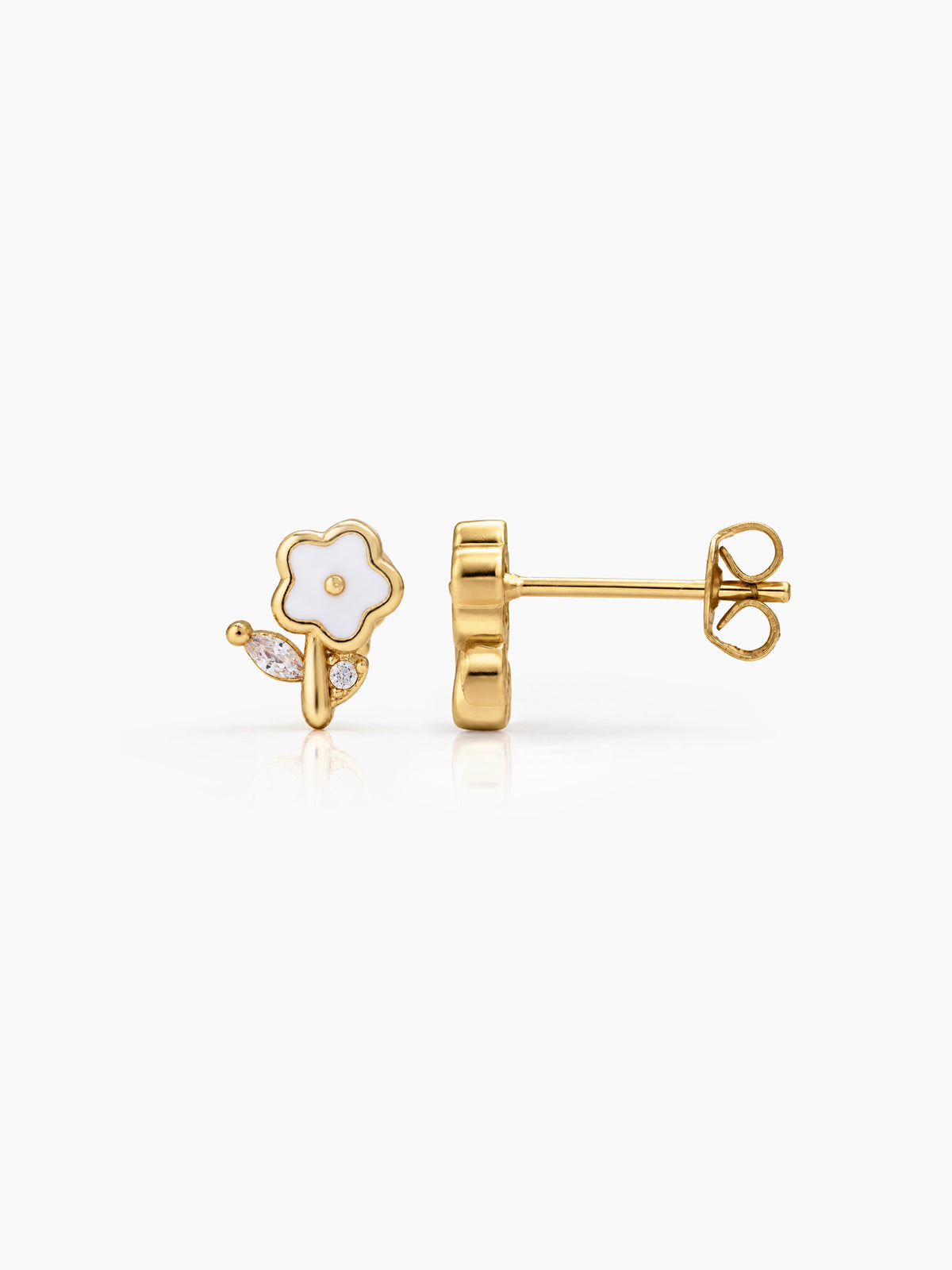 Flora Bloom 18K Gold Plated Kid's Earrings