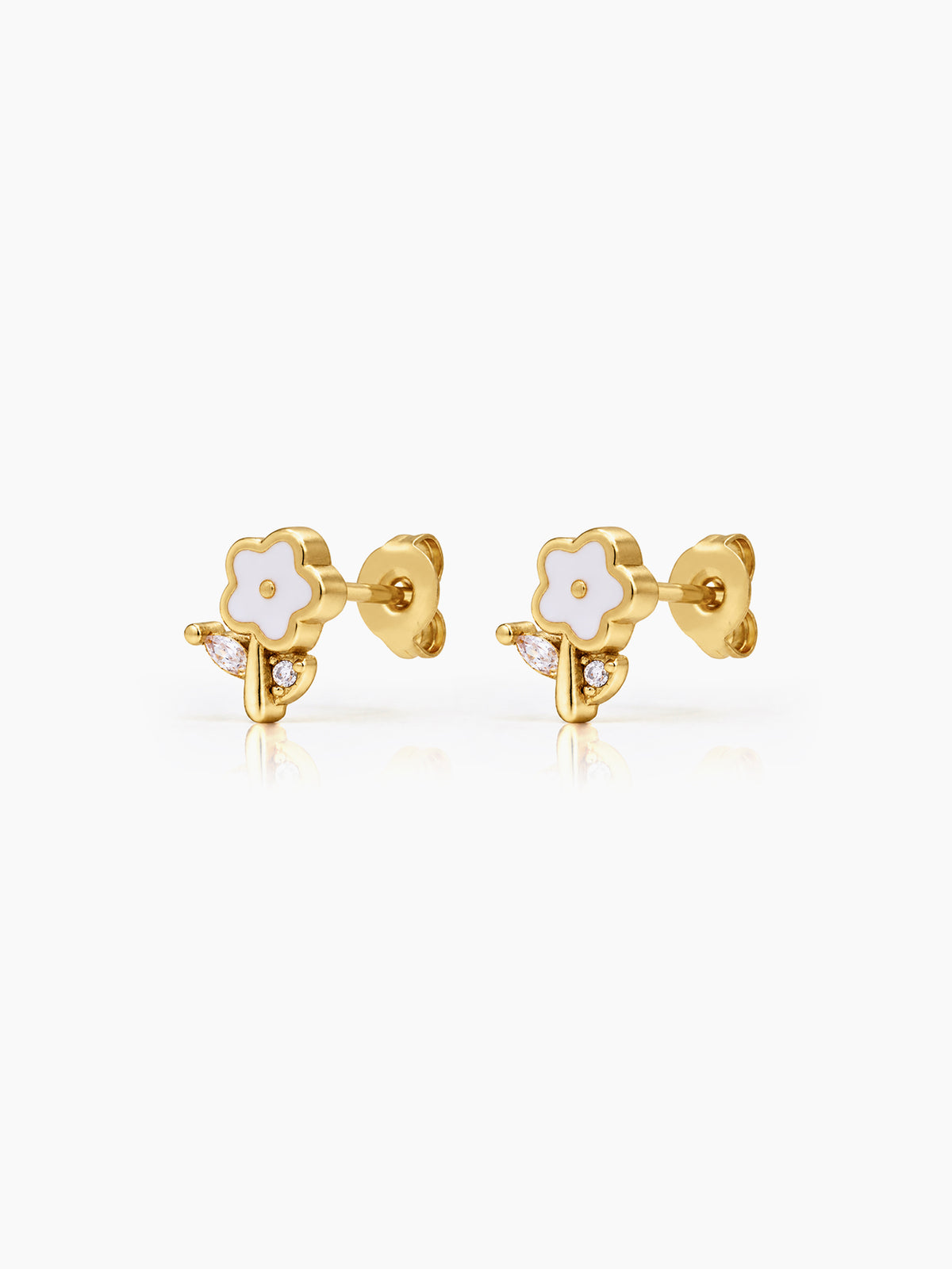 Flora Bloom 18K Gold Plated Kid's Earrings