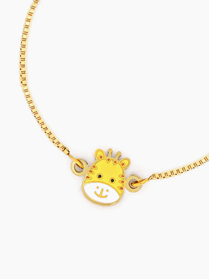Gigi Giraffe Charms 18K Gold Plated Kid's Loose Bracelet