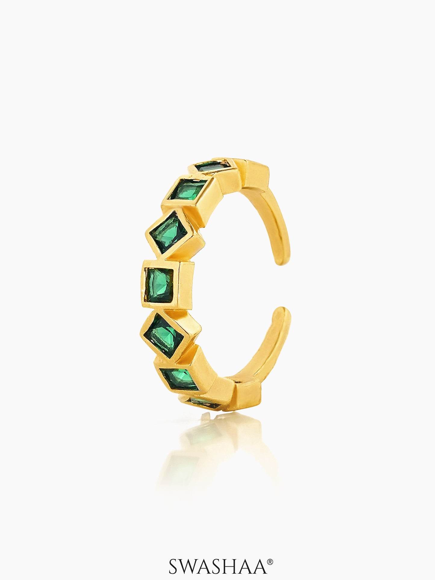 Giselle Emarald 18K Gold Plated Band Ring
