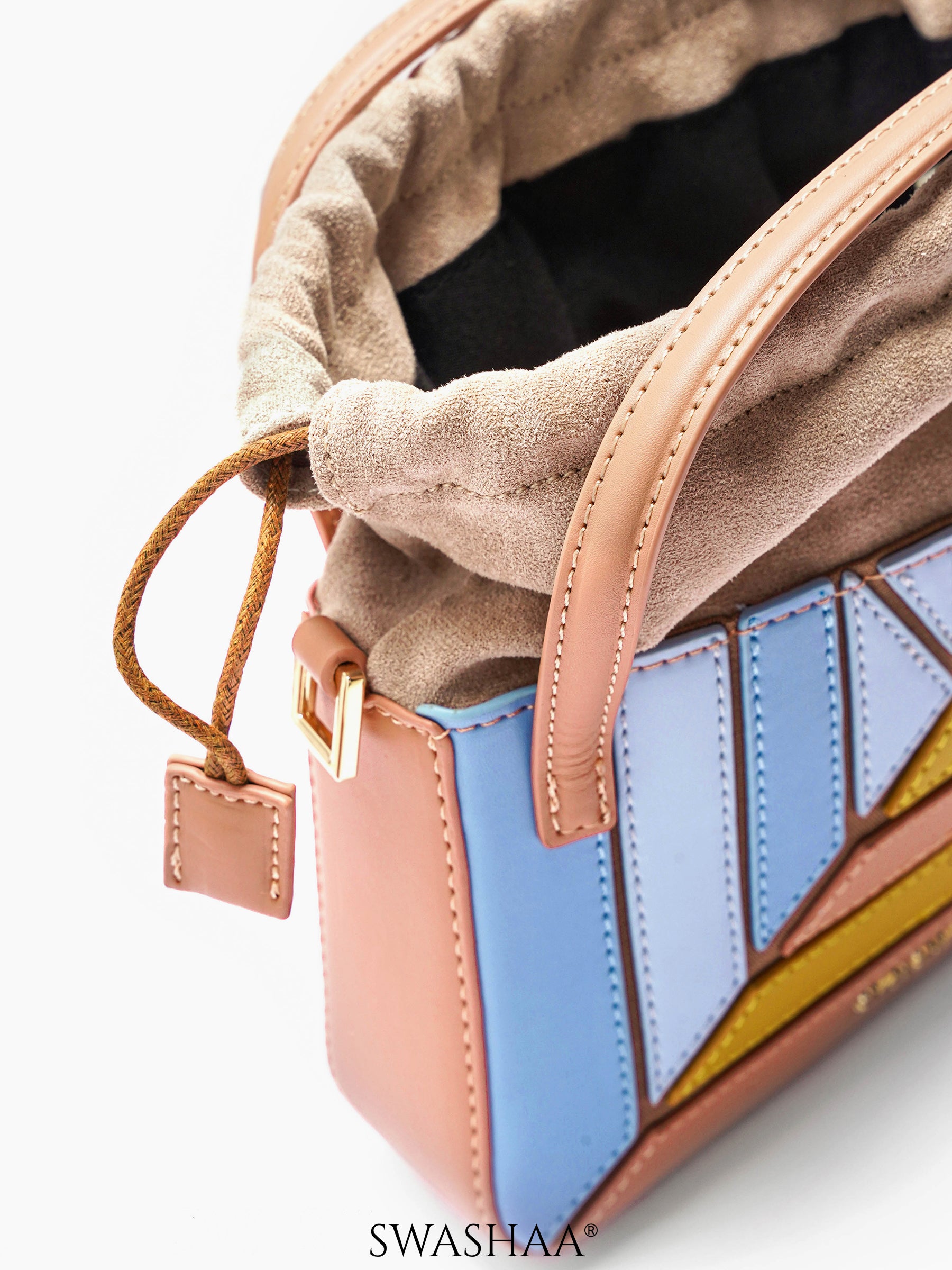 Grace Beige Women's Leather Sling Bag