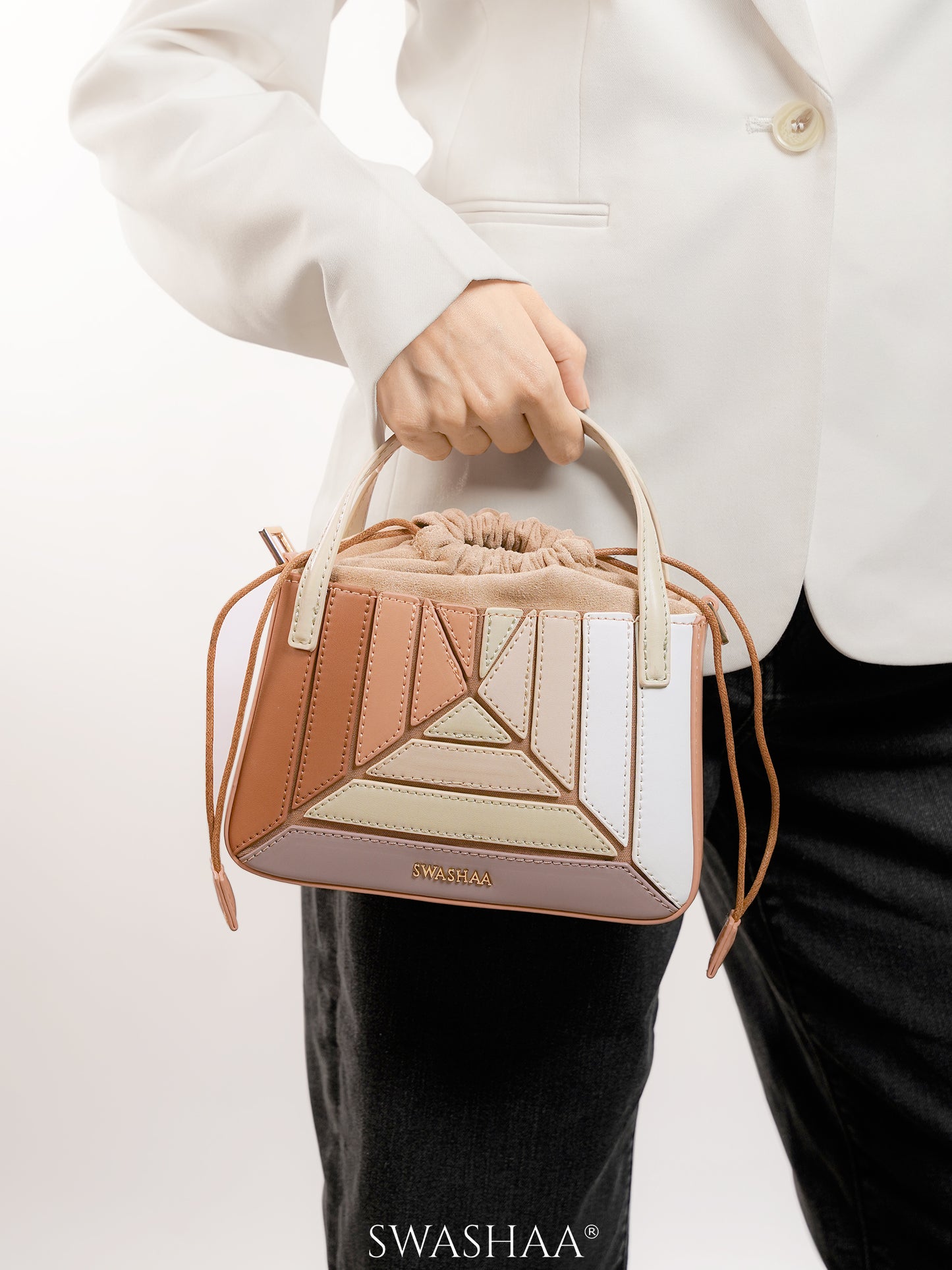 Grace Ivory Women's Leather Sling Bag