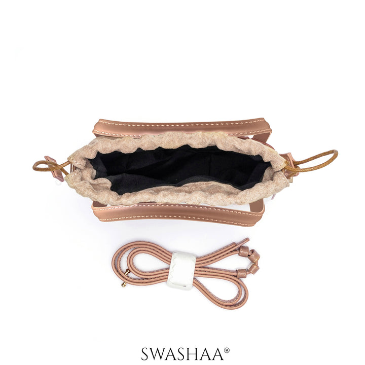 Grace Pastel Multi Leather Sling Bag