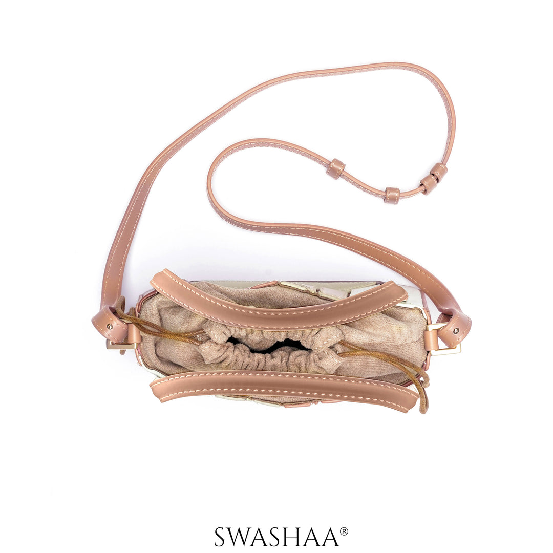 Grace Pastel Multi Leather Sling Bag