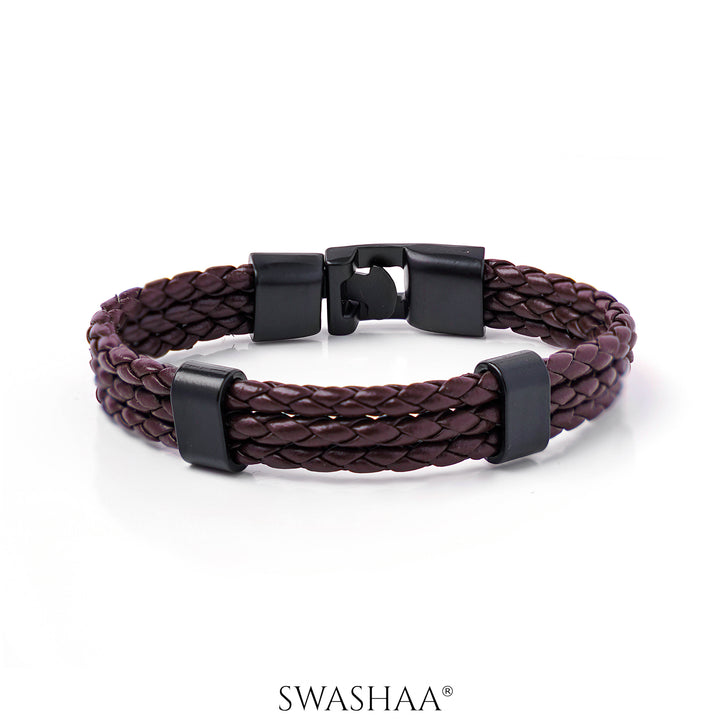 Harley Men's Leather Bracelet
