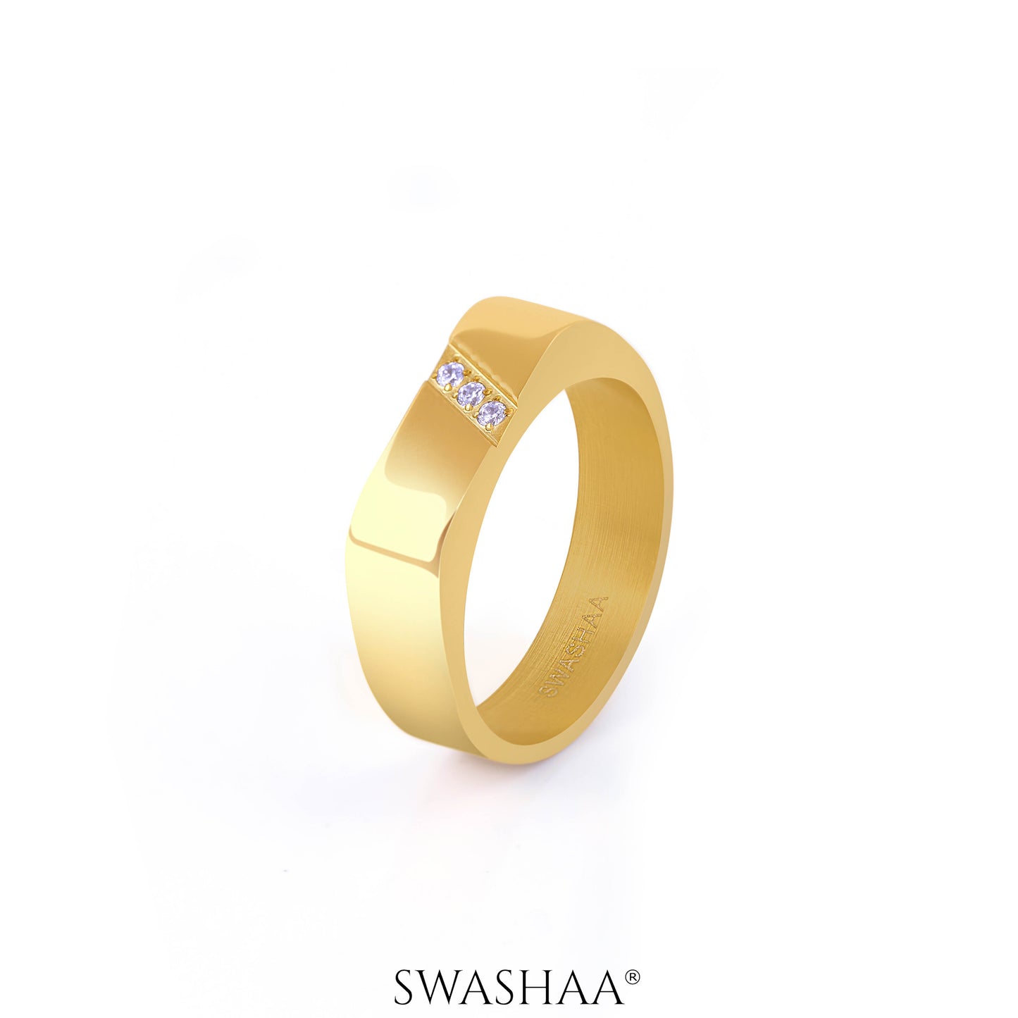 Harward 18K Gold Plated Men's Ring