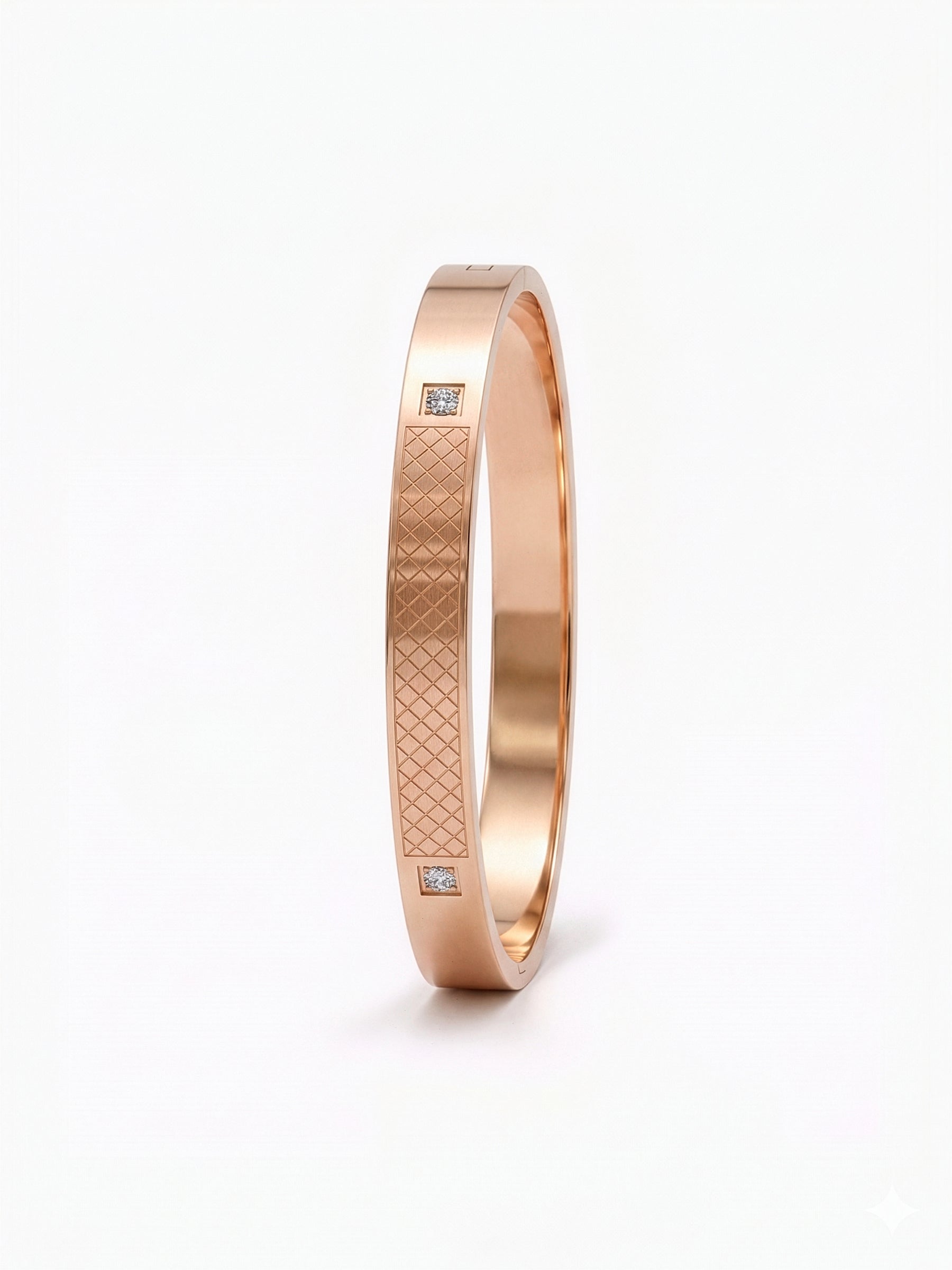 Hector Rosegold Men's Kada - Swashaa