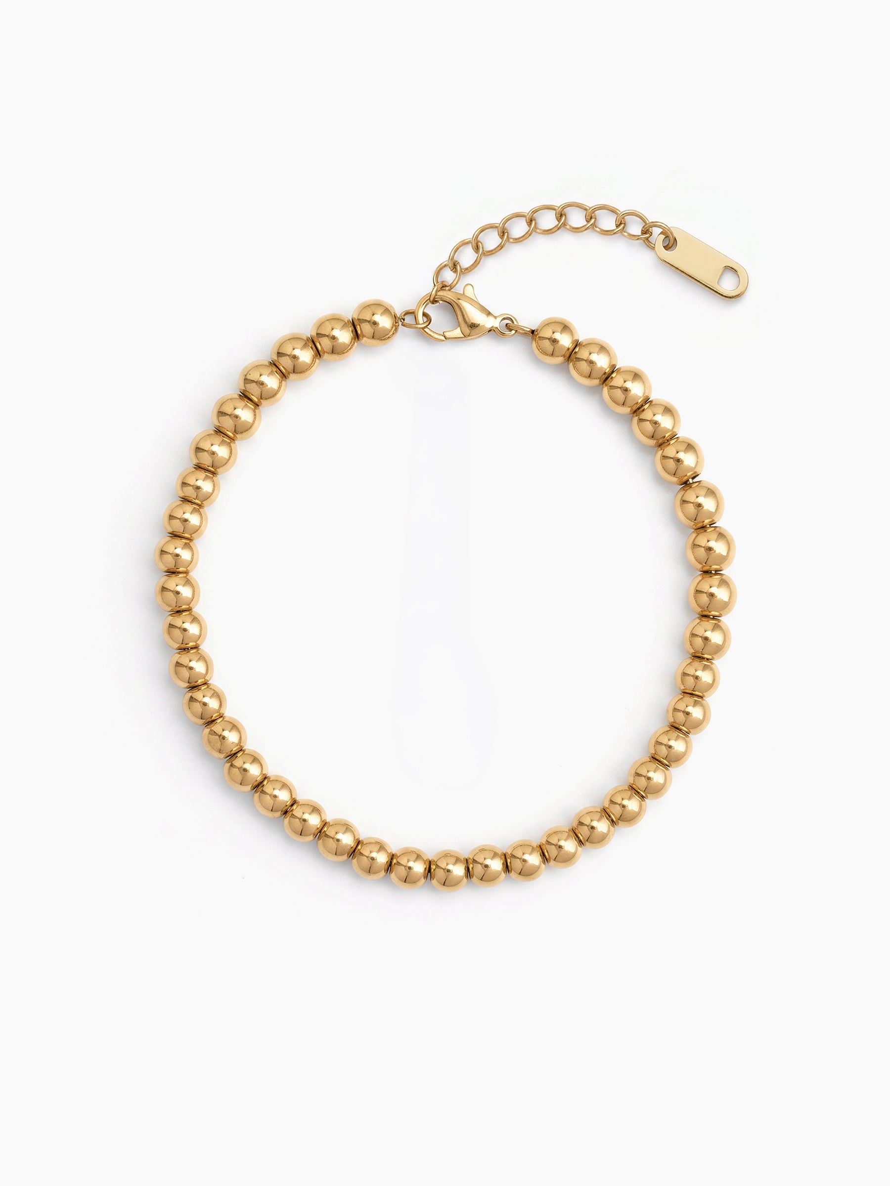 Helmi Beaded 18K Gold Plated Women's Chain Loose Bracelets