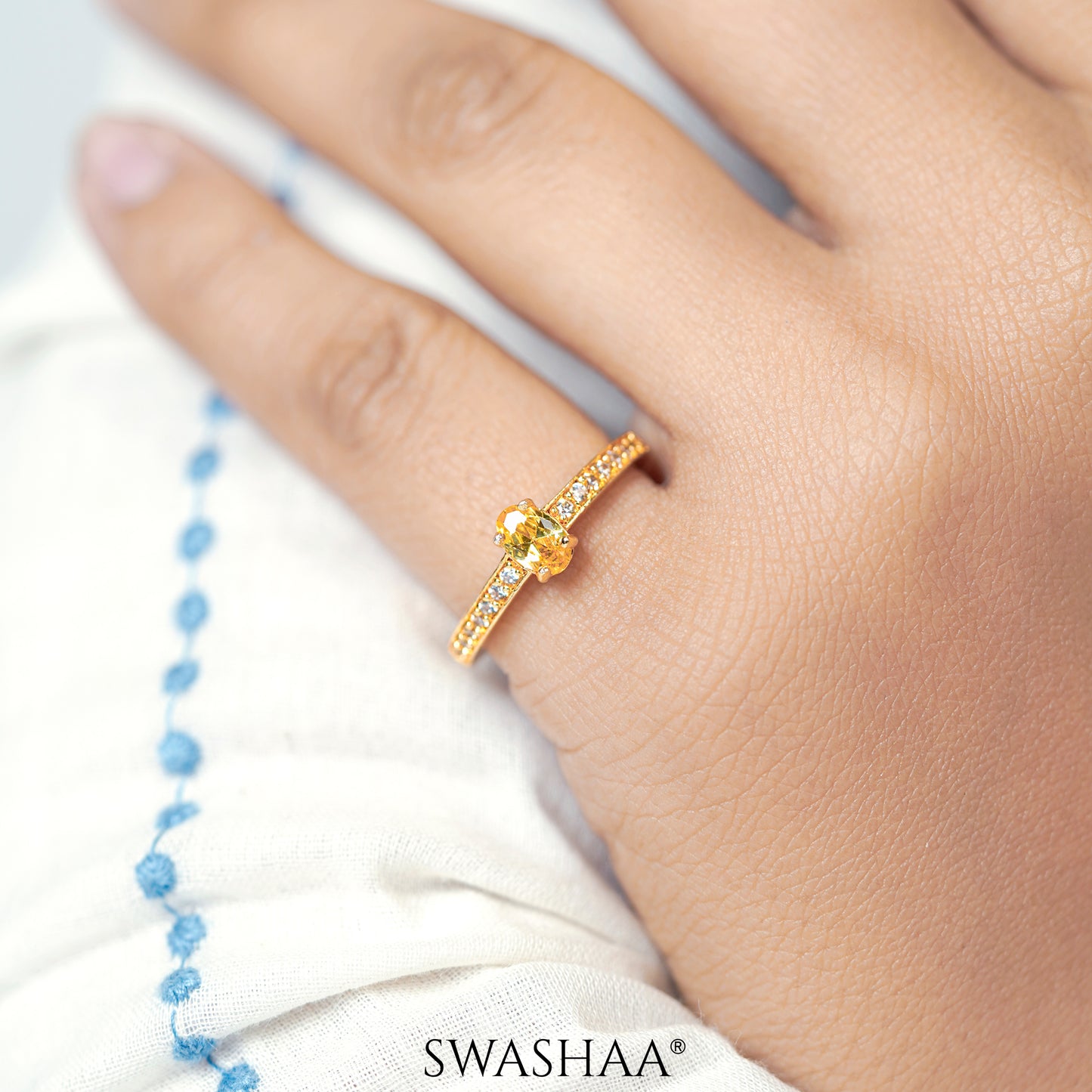 Honeyed 18K Gold Plated Ring