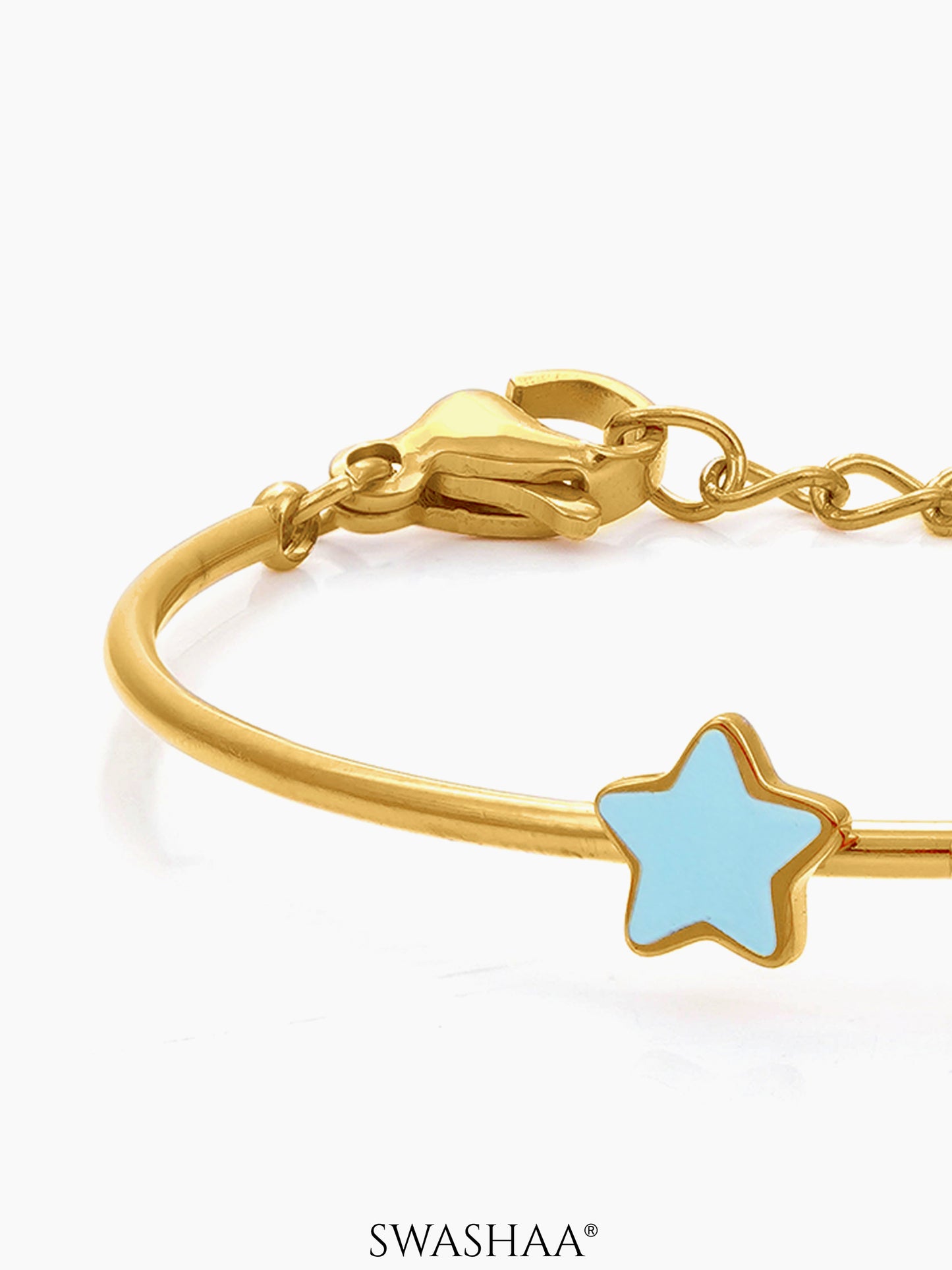 Icecream Twinkle Charms 18K Gold Plated Kid's Kada Bracelet