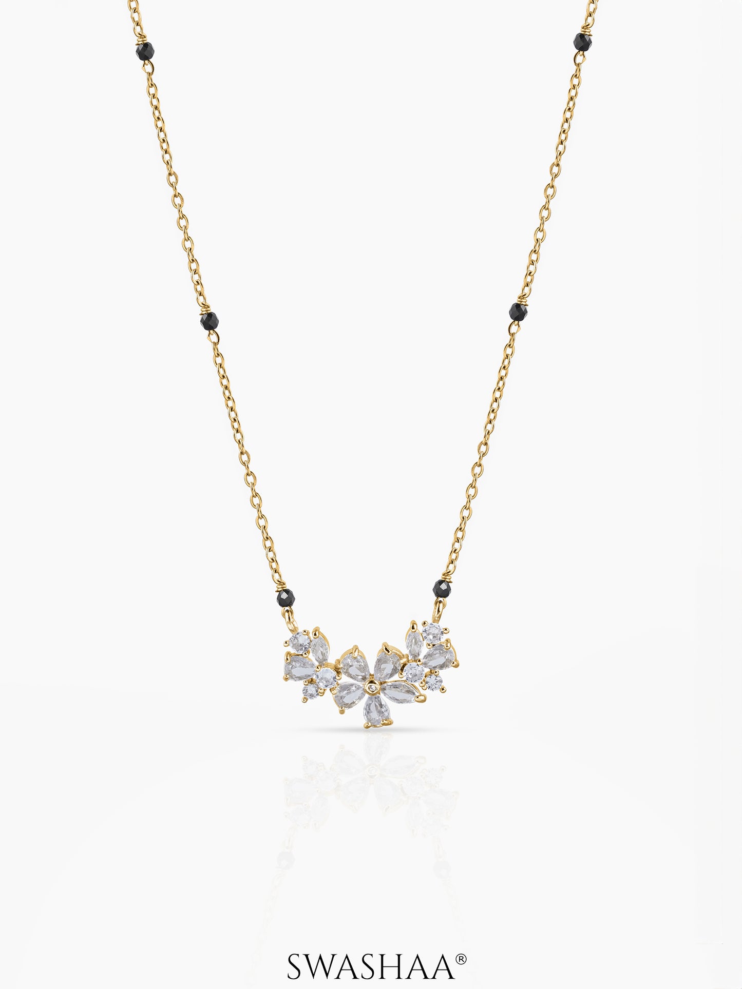 Inaaya Floral Cluster Mangalsutra